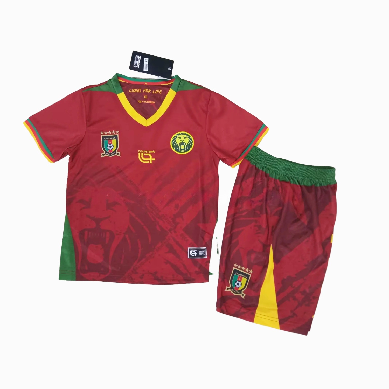 Cameroon 25-26 Away Kids Kit - YupooJersey