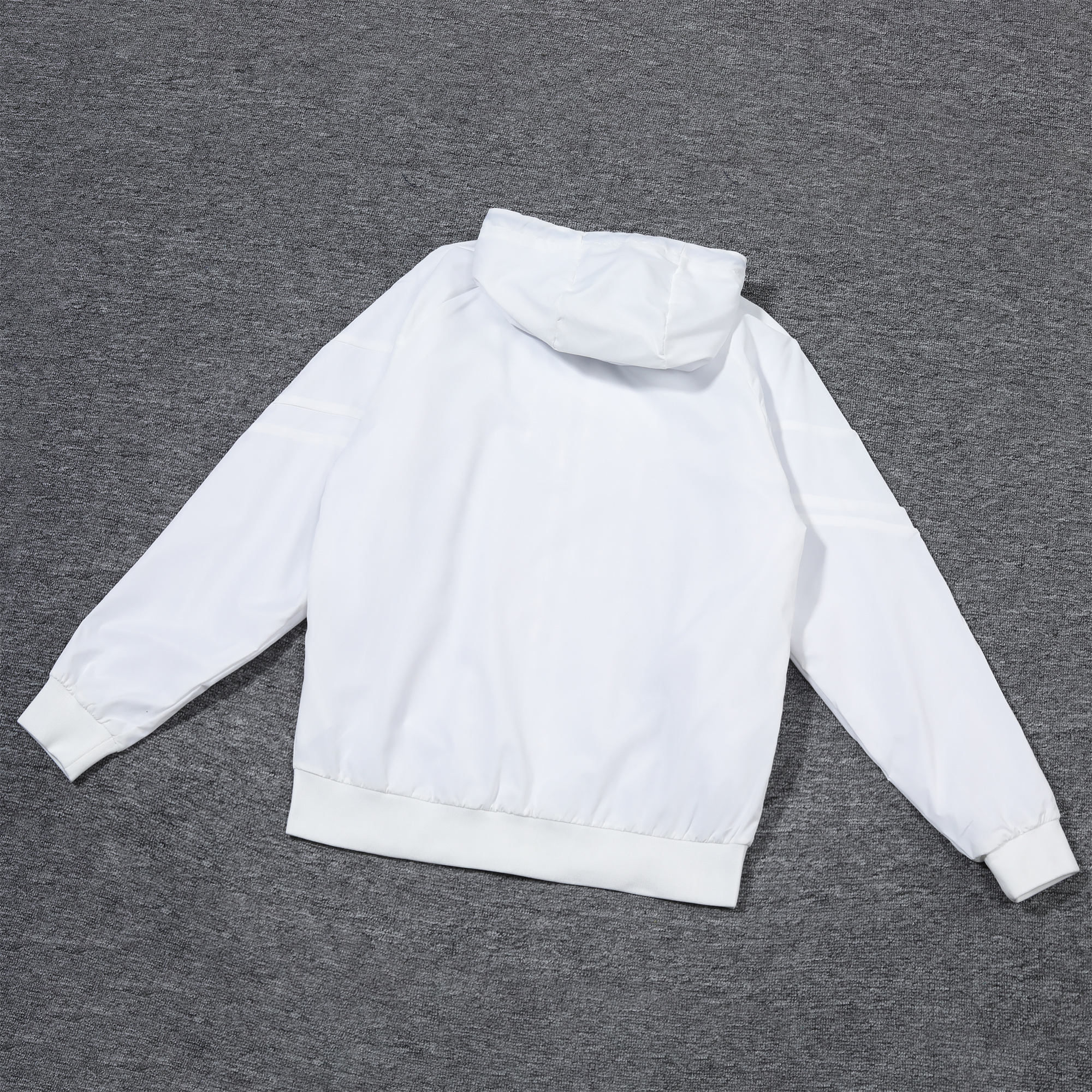 England 2024 National Team Anthem White Hooded Windbreaker - Player Version - YupooJersey