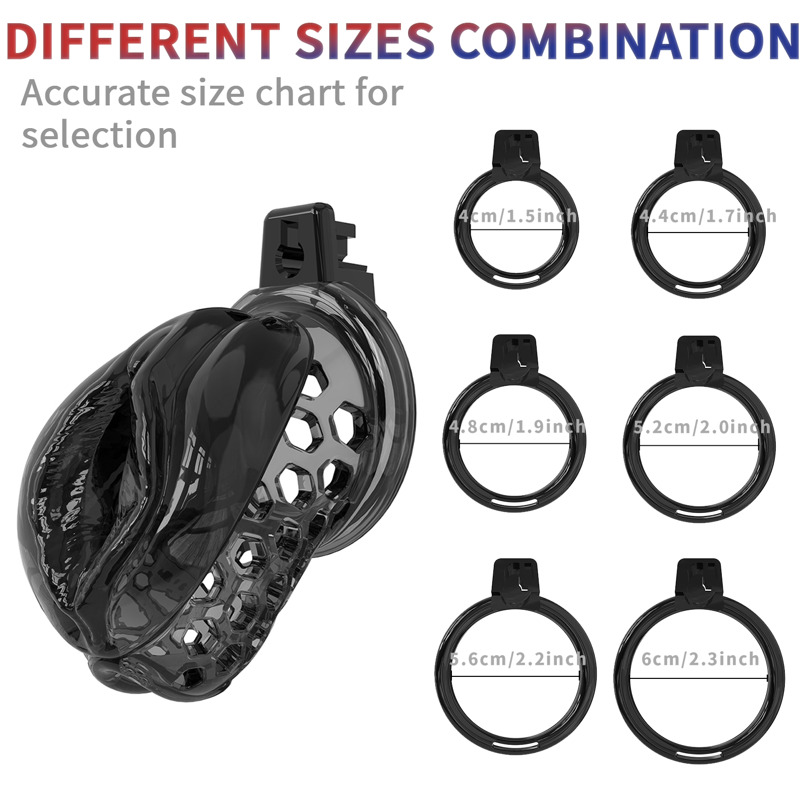 Male Chastity Cage Sissy Cage Cock Cage Covored with Soft TPE with Realistic Labia Bondage Gear & Accessories Adult Sex Toys Slave Tool Chastity Devices (Black) - Ftm213213
