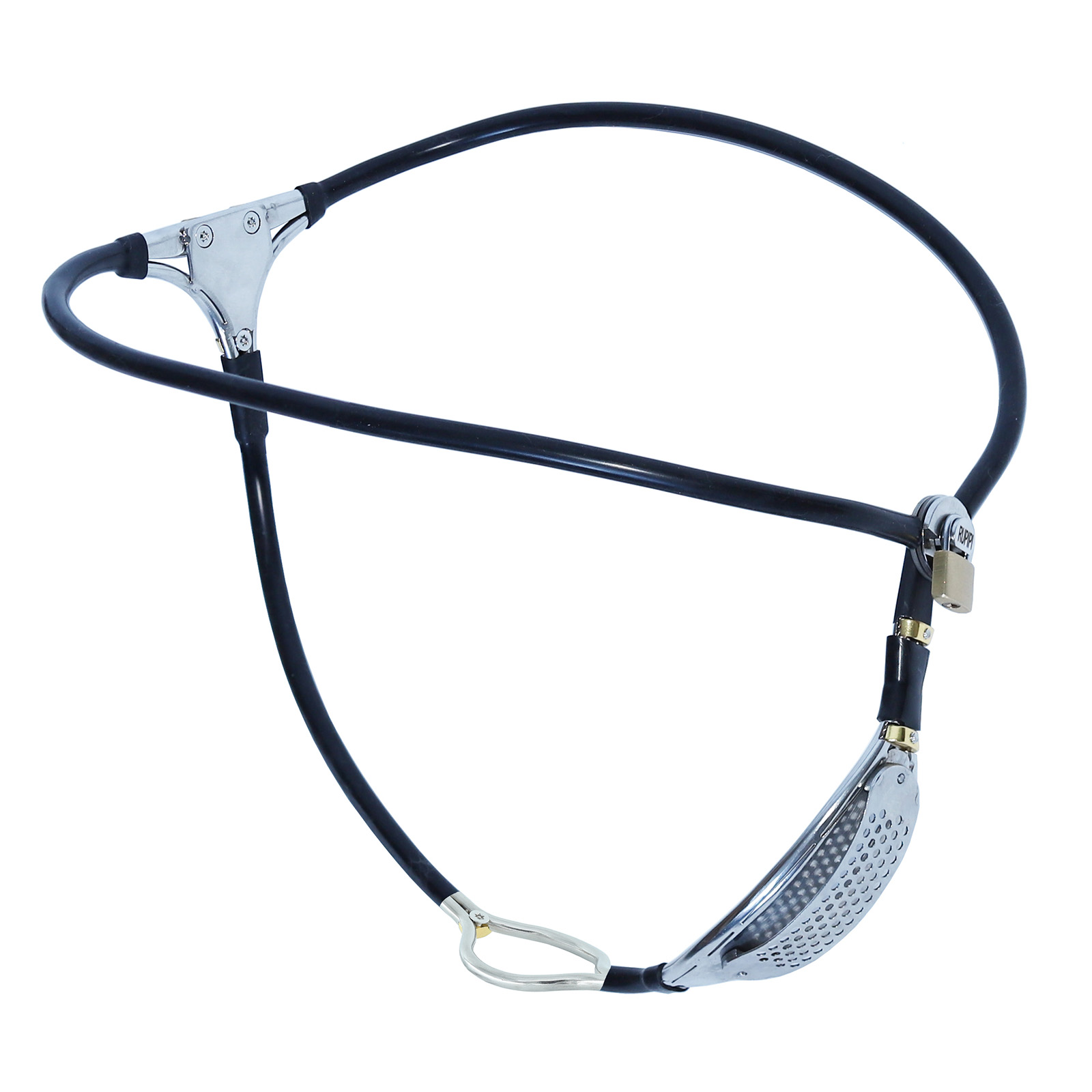 Female Restraint Chastity Belt Unoticeable Chastity Underwear for Men BDSM Slave Tool with Removable Anal Plugs Male Bandage Pants Sex Toy (Black） - Ftm213213