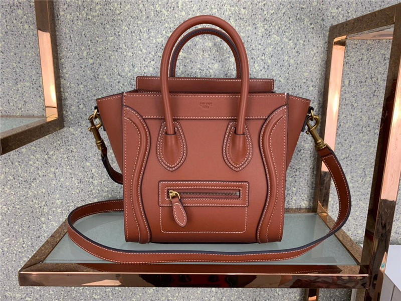 Reviews Replica Celine CELINE bag LUGGAGE MICRO luggage micro fake handbag Bags Replica