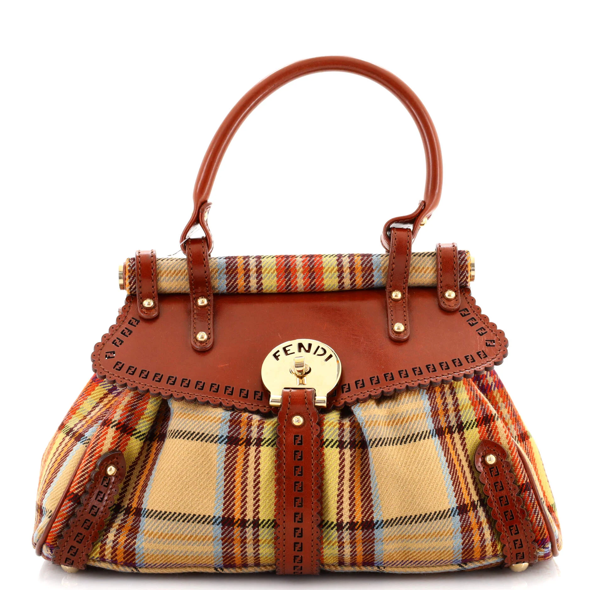 Magic Bag Tweed and Leather Medium