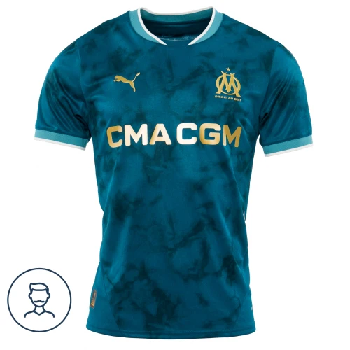 CAMISA DO OLYMPIQUE  DE MARSEILLE 24/25 ALTERNATIVA