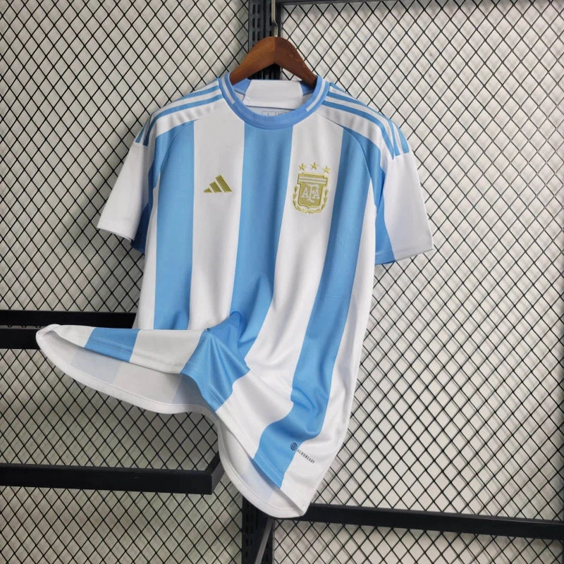 CAMISOLA DA SELEO DA ARGENTINA 24/25 AZUL E BRANCO