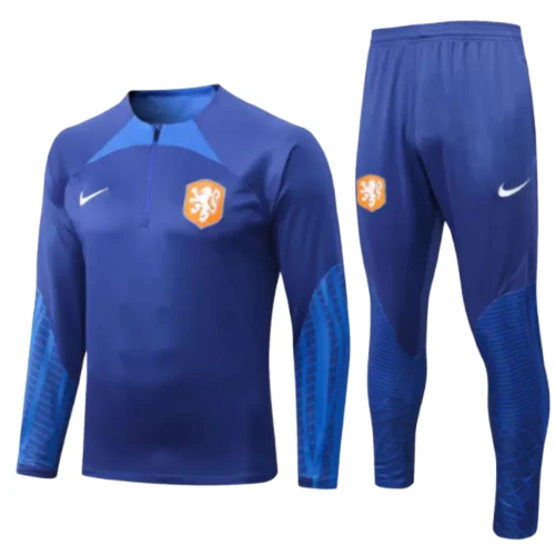 Conjunto de Treino Seleo Holanda - Azul