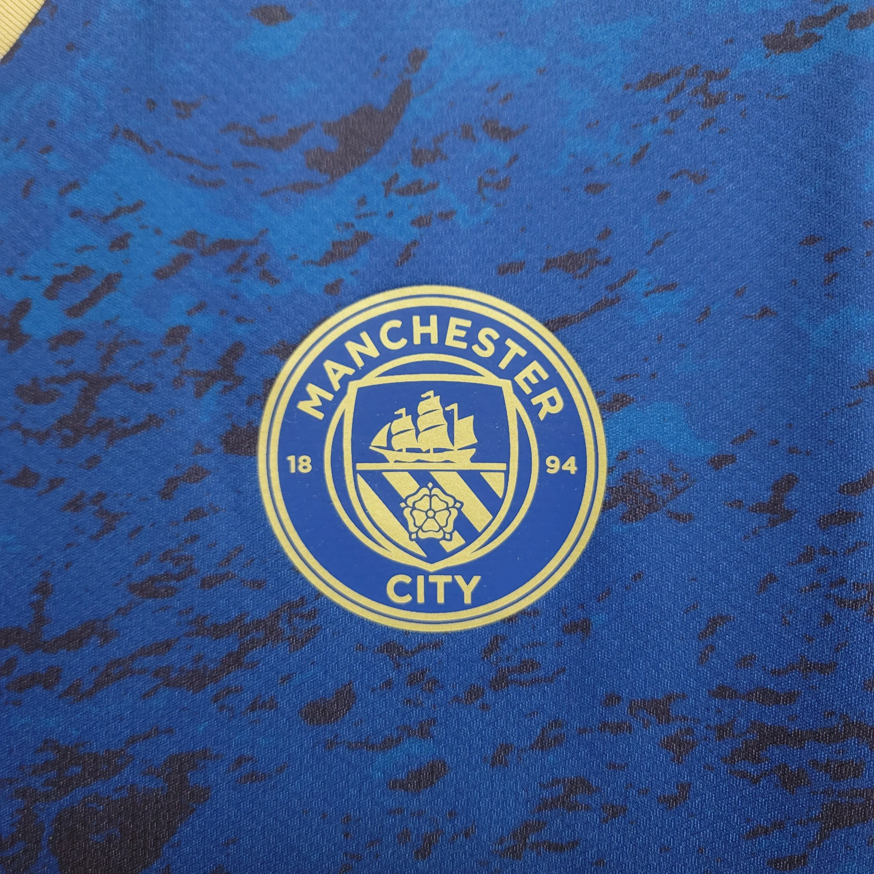CAMISA DO MANCHESTER CITY 24/25 EDIO ESPECIAL AZUL