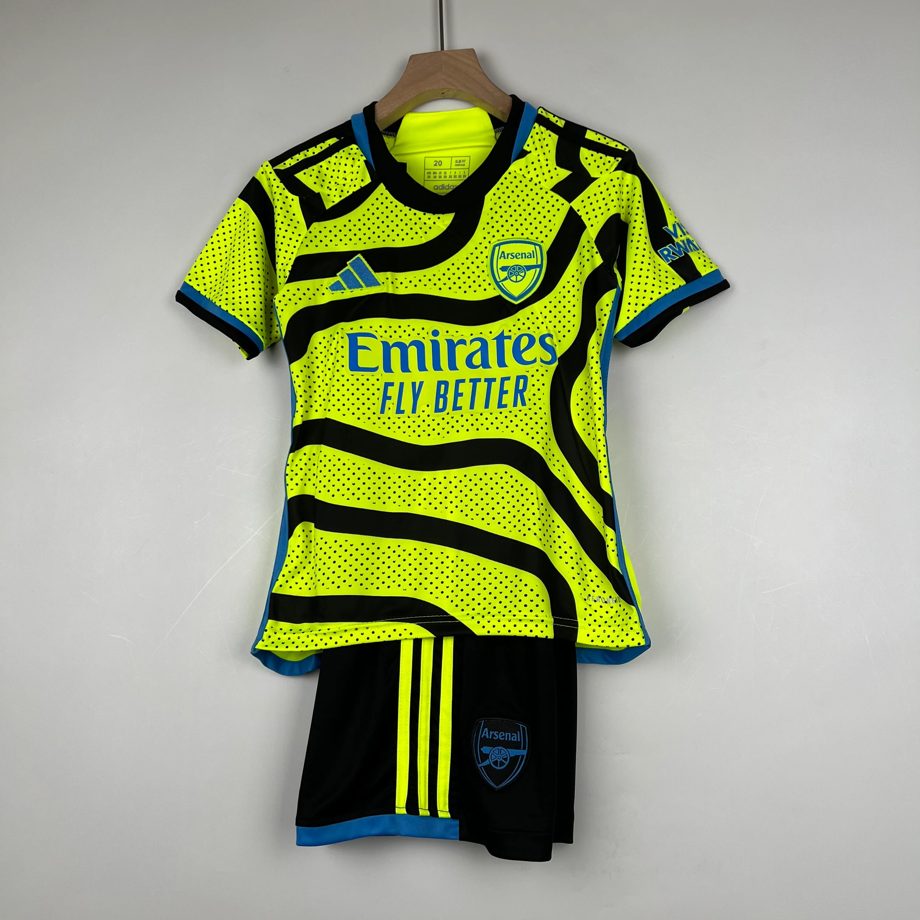 KIT INFANTIL DO ARSENAL 23/24 ALTERNATIVO