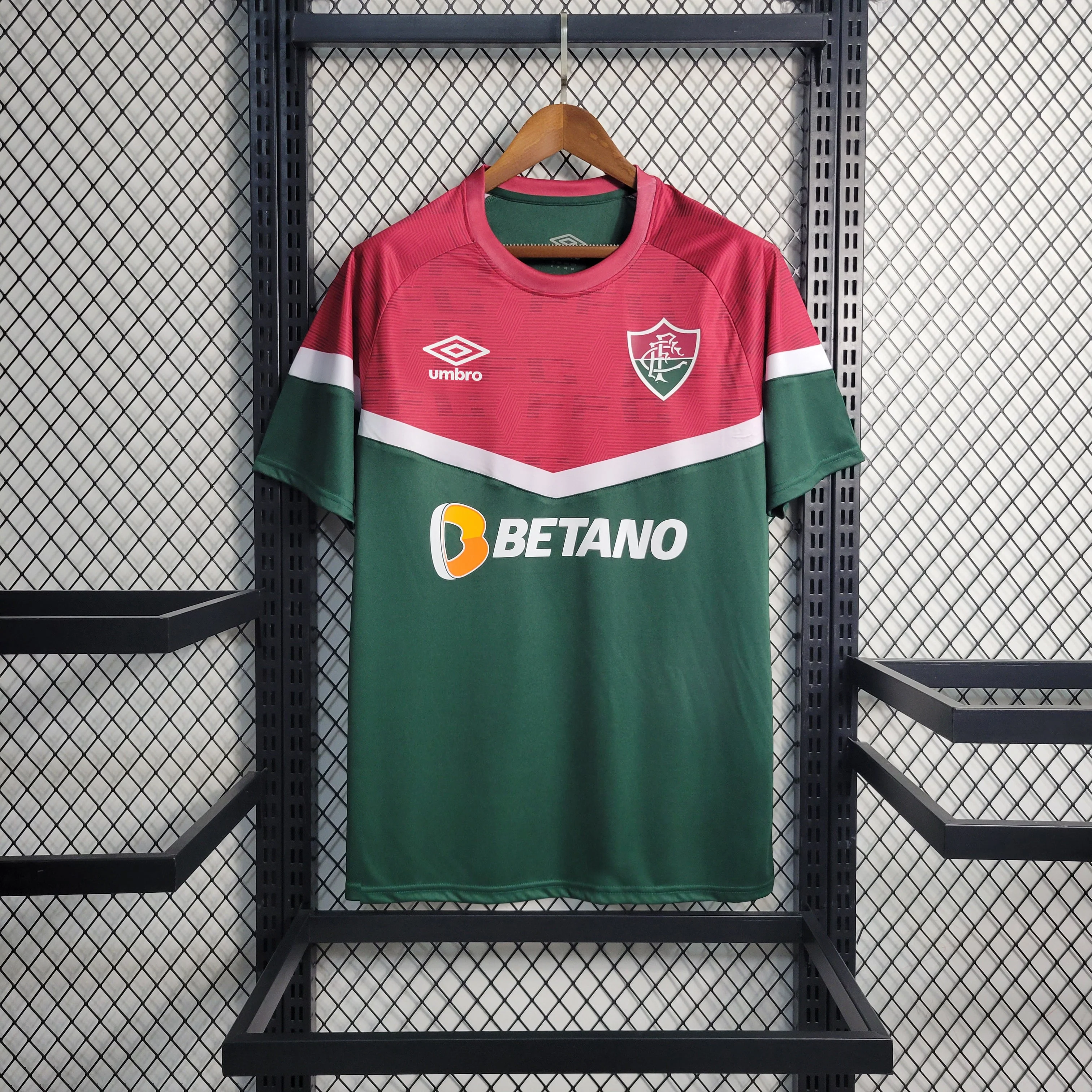 CAMISOLA DO FLUMINENSE 24/25 VERDE E VERMELHO