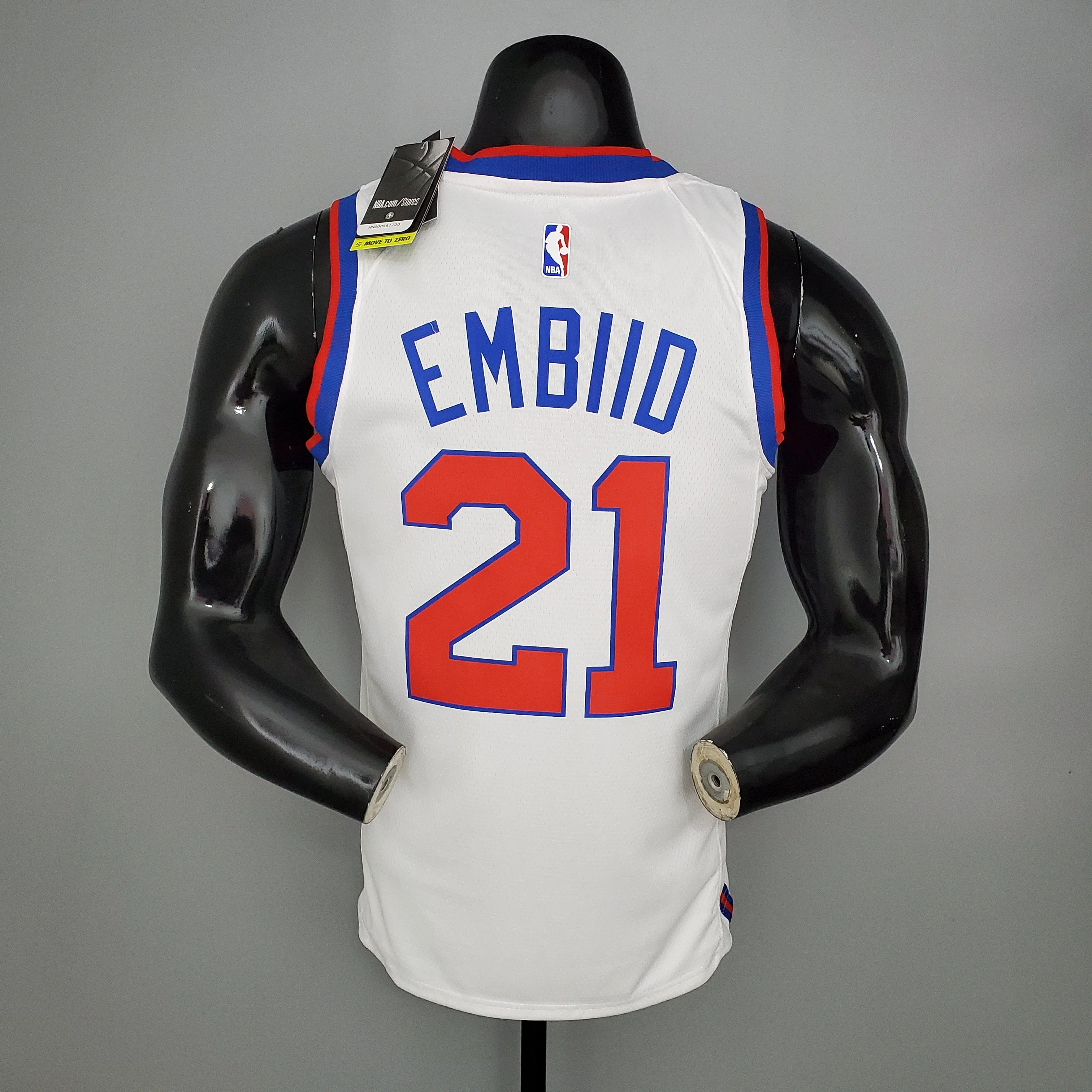 Regata NBA Philadelphia 76ers - Joel Embiid #21 Edio Limitada Cursiva