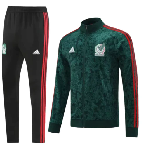Agasalho de Viagem Seleo México - Masculino - Verde e Vermelho