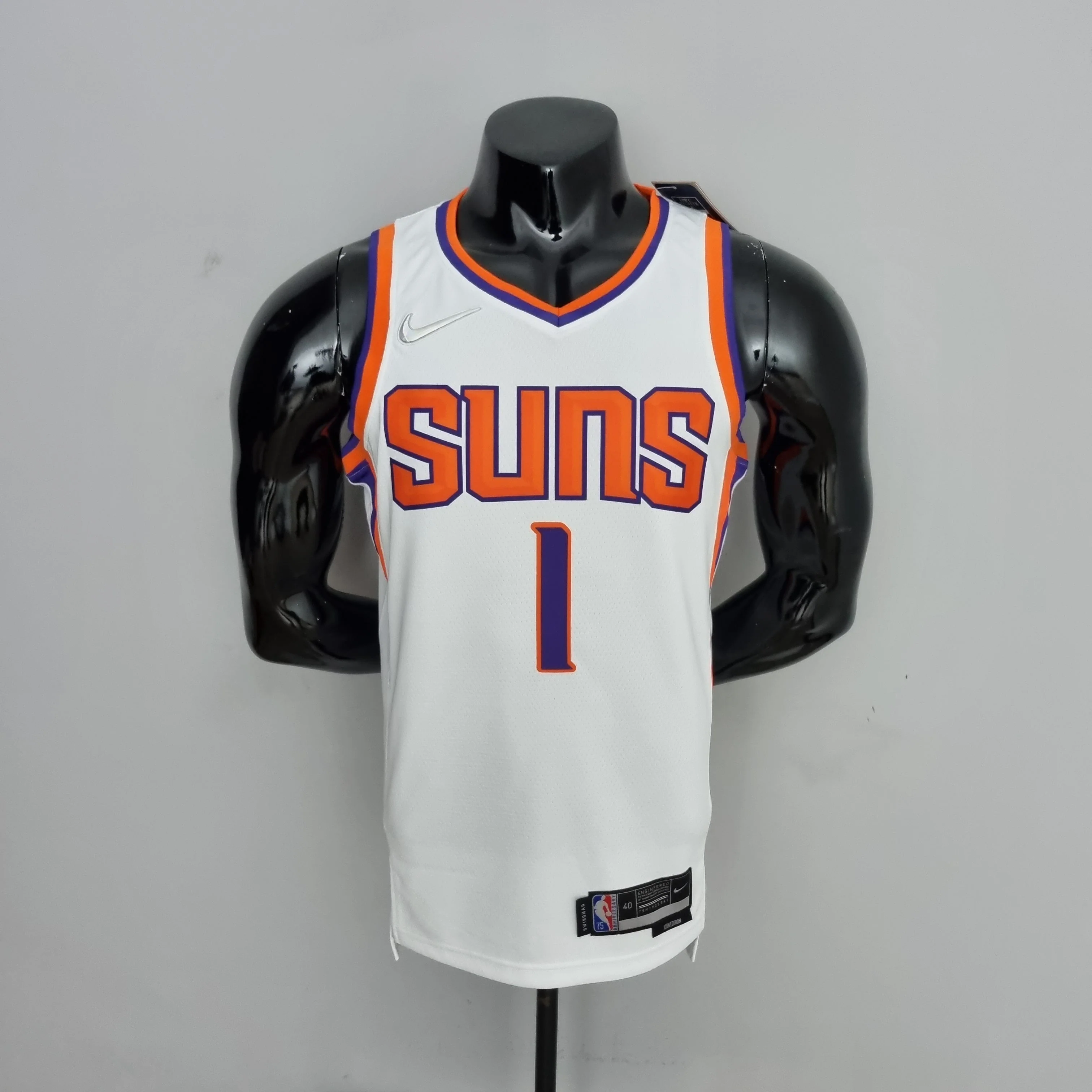 Regata NBA Phoenix Suns - Booker #1 White