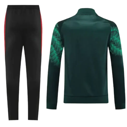 Agasalho de Viagem Seleo México - Masculino - Verde e Verde Escuro