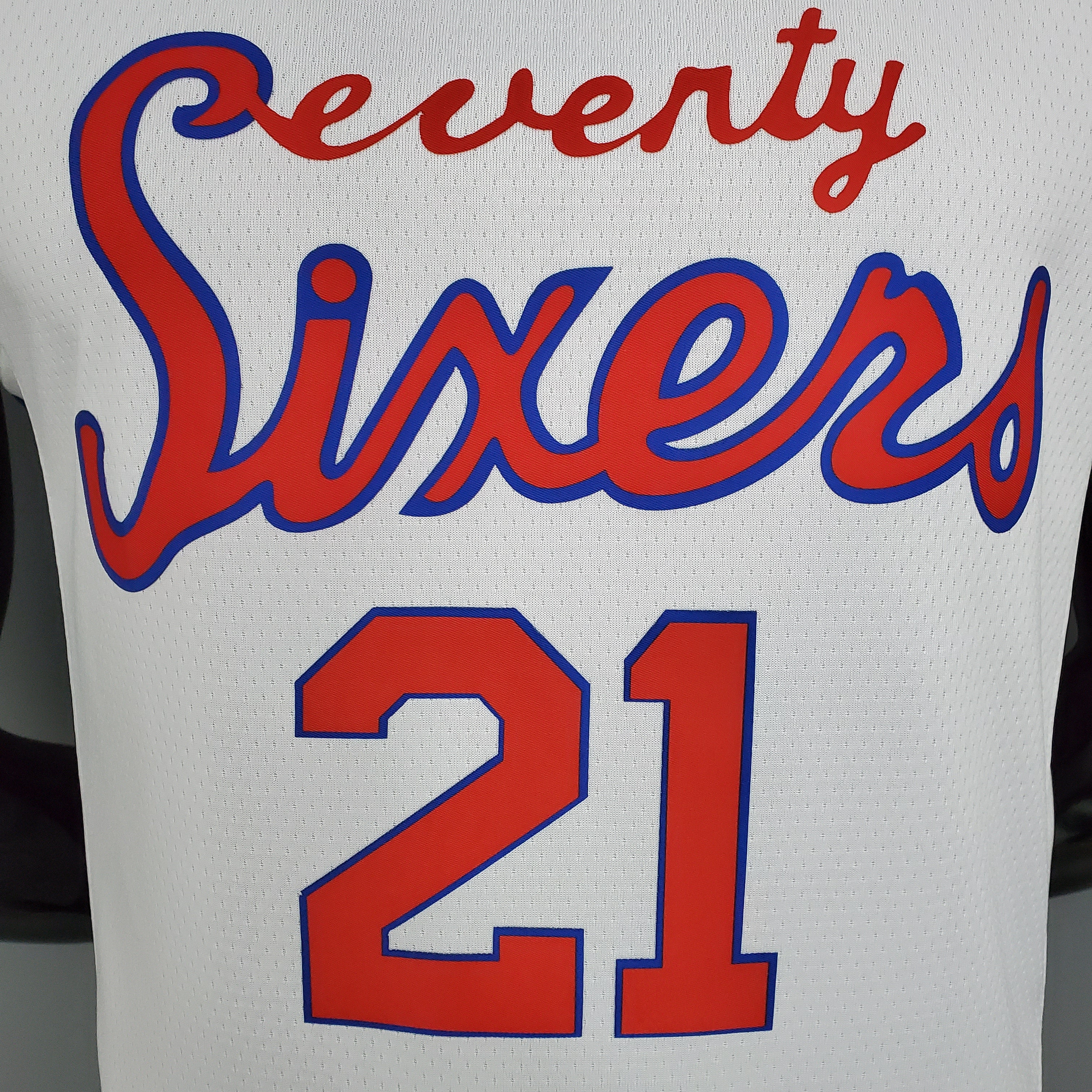 Regata NBA Philadelphia 76ers - Joel Embiid #21 Edio Limitada Cursiva