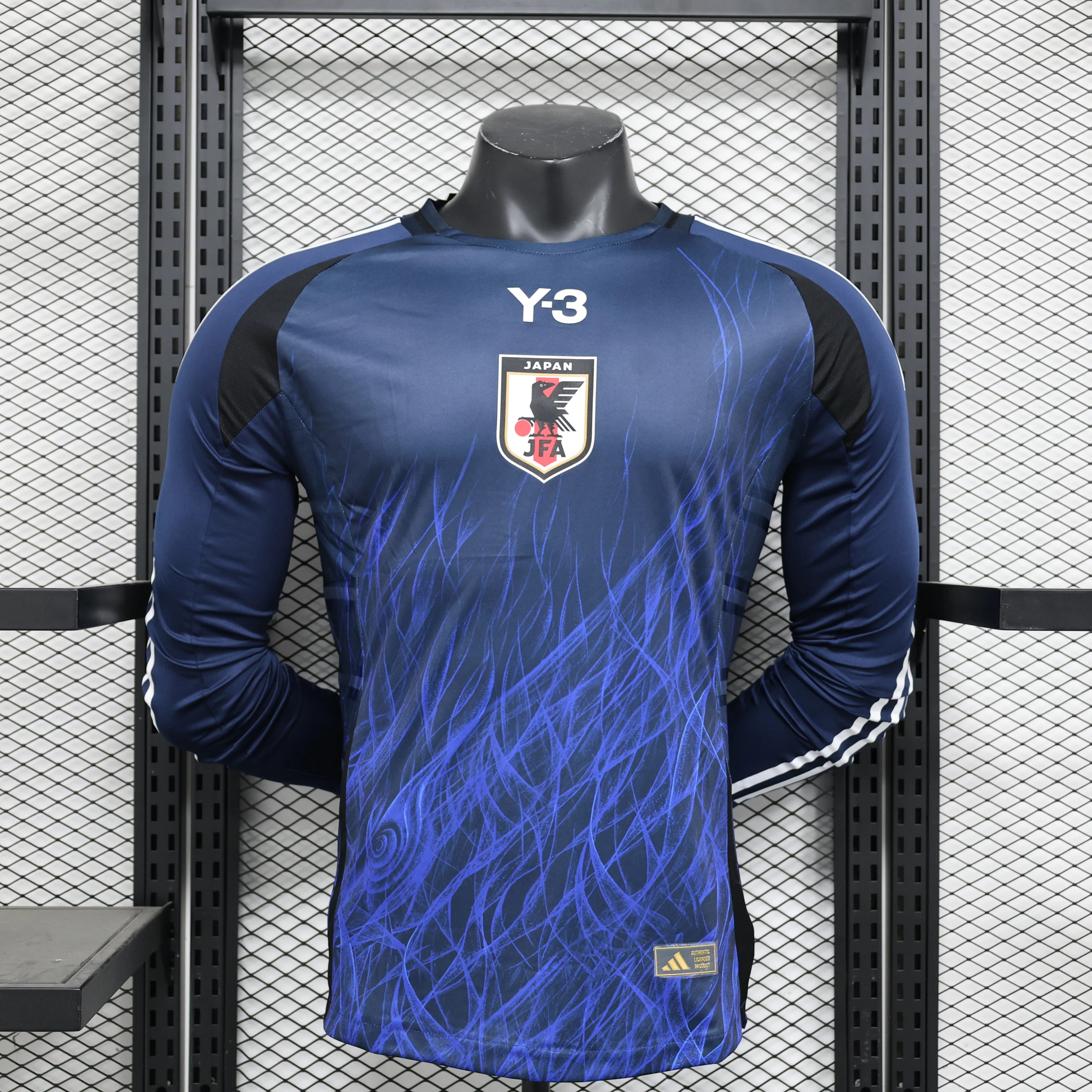CAMISOLA MANGA LONGA DO JAPO 23/24 AZUL - VERSO PLAYER
