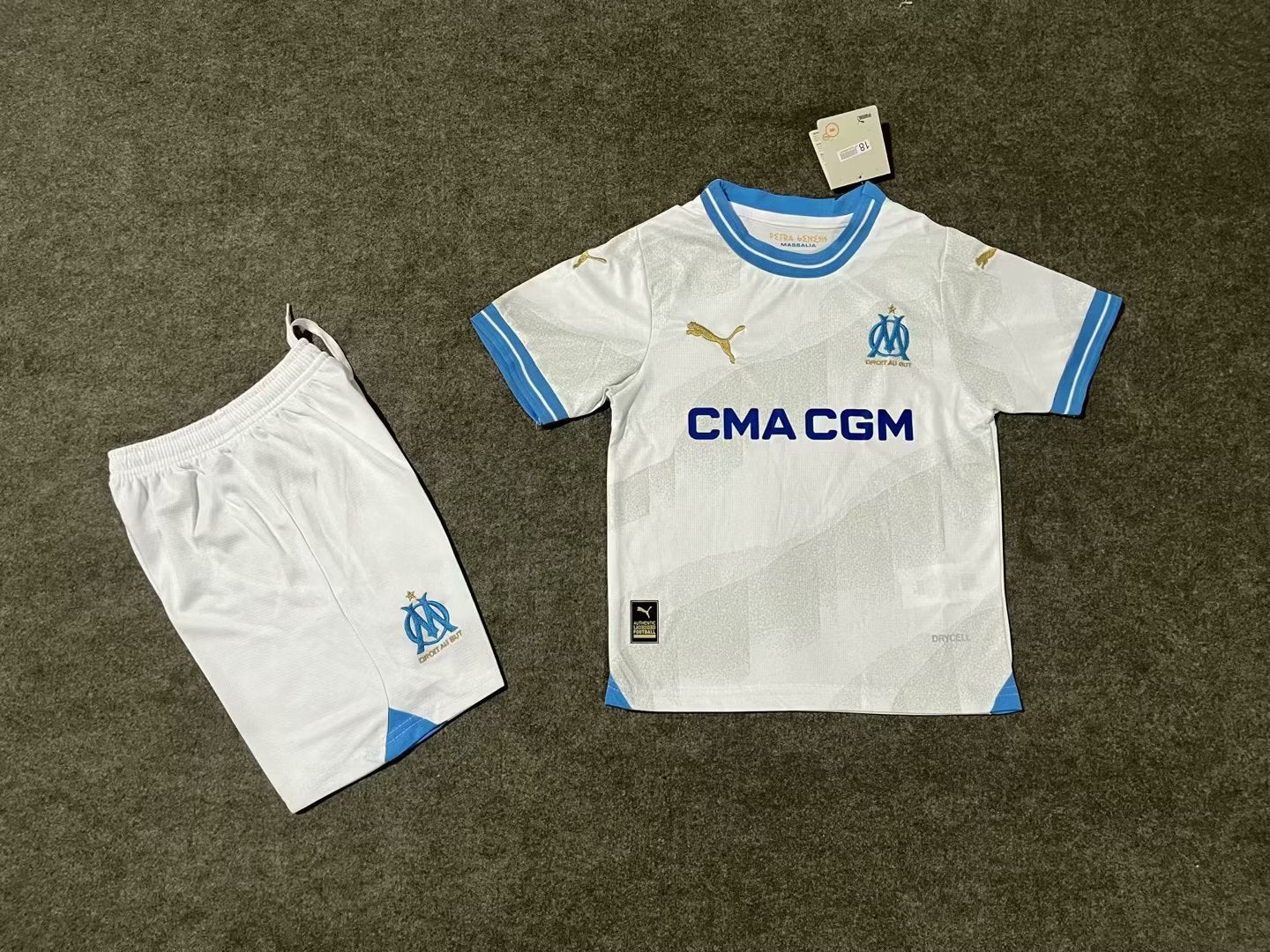KIT INFANTIL DO OLYMPIQUE DE MARSEILLE 23/24 PRINCIPAL