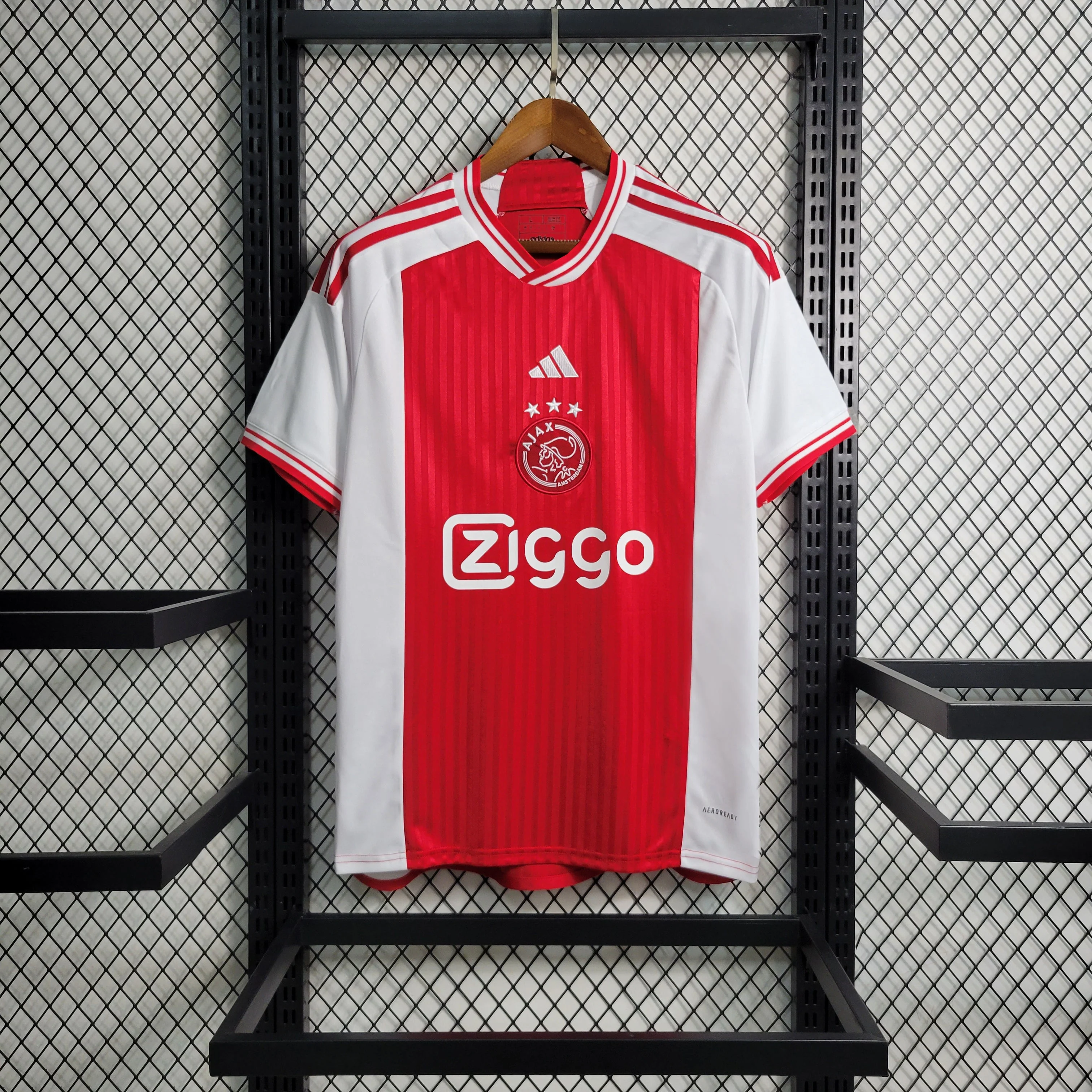 CAMISOLA DO AJAX 24/25 VERMELHO E BRANCO