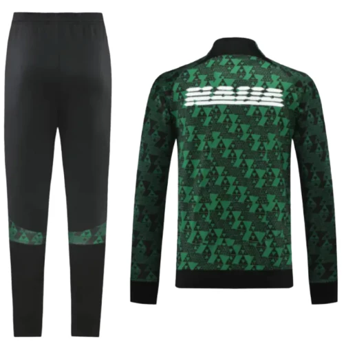 Agasalho de Viagem Seleo Nigéria - Masculino - Preto e verde