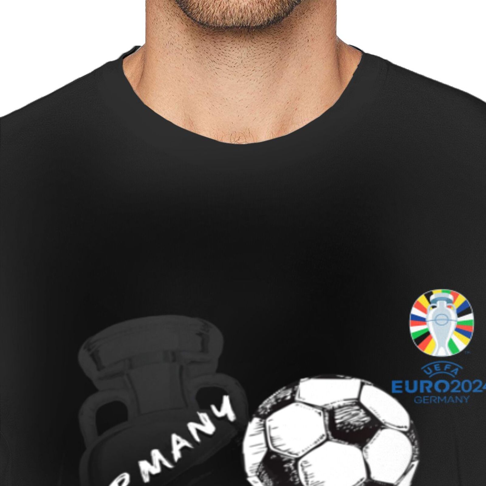 Men's Germany EURO 2024 Basic Short Sleeve T-Shirt BST1679