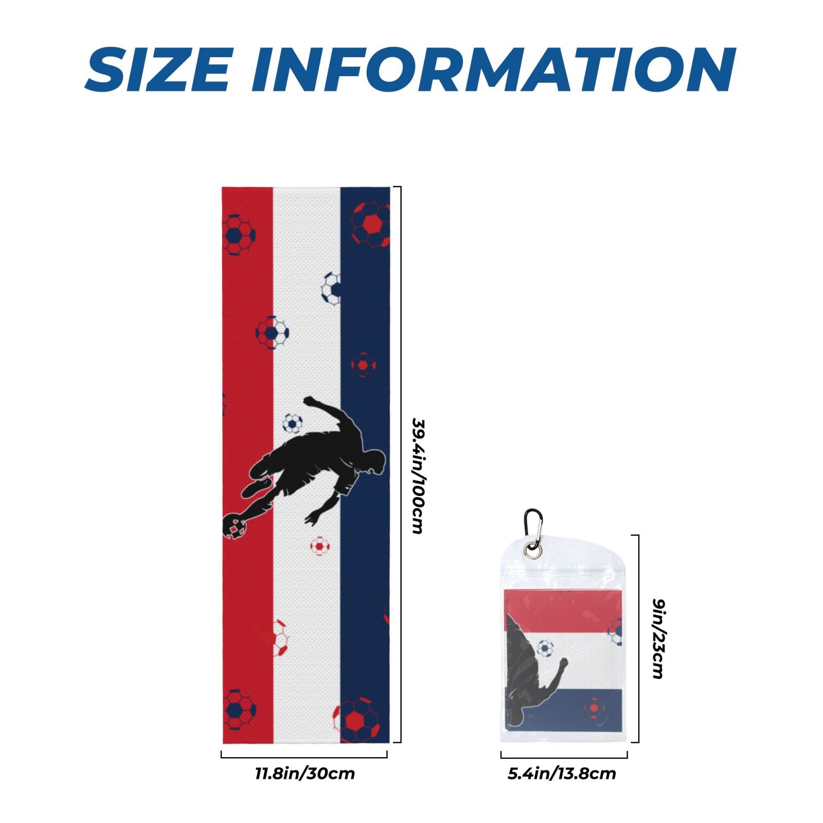 France EURO 2024 Cold Exercise Towel CET1765