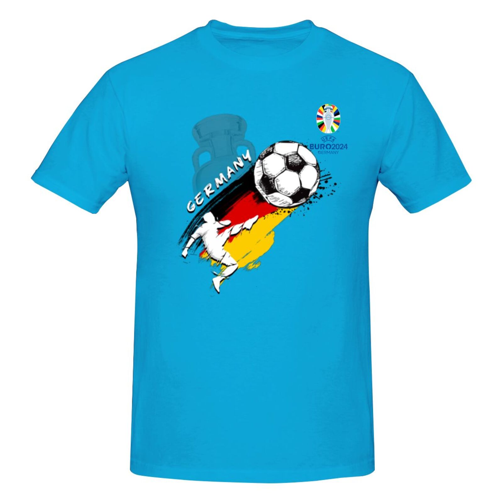 Men's Germany EURO 2024 Basic Short Sleeve T-Shirt BST1679