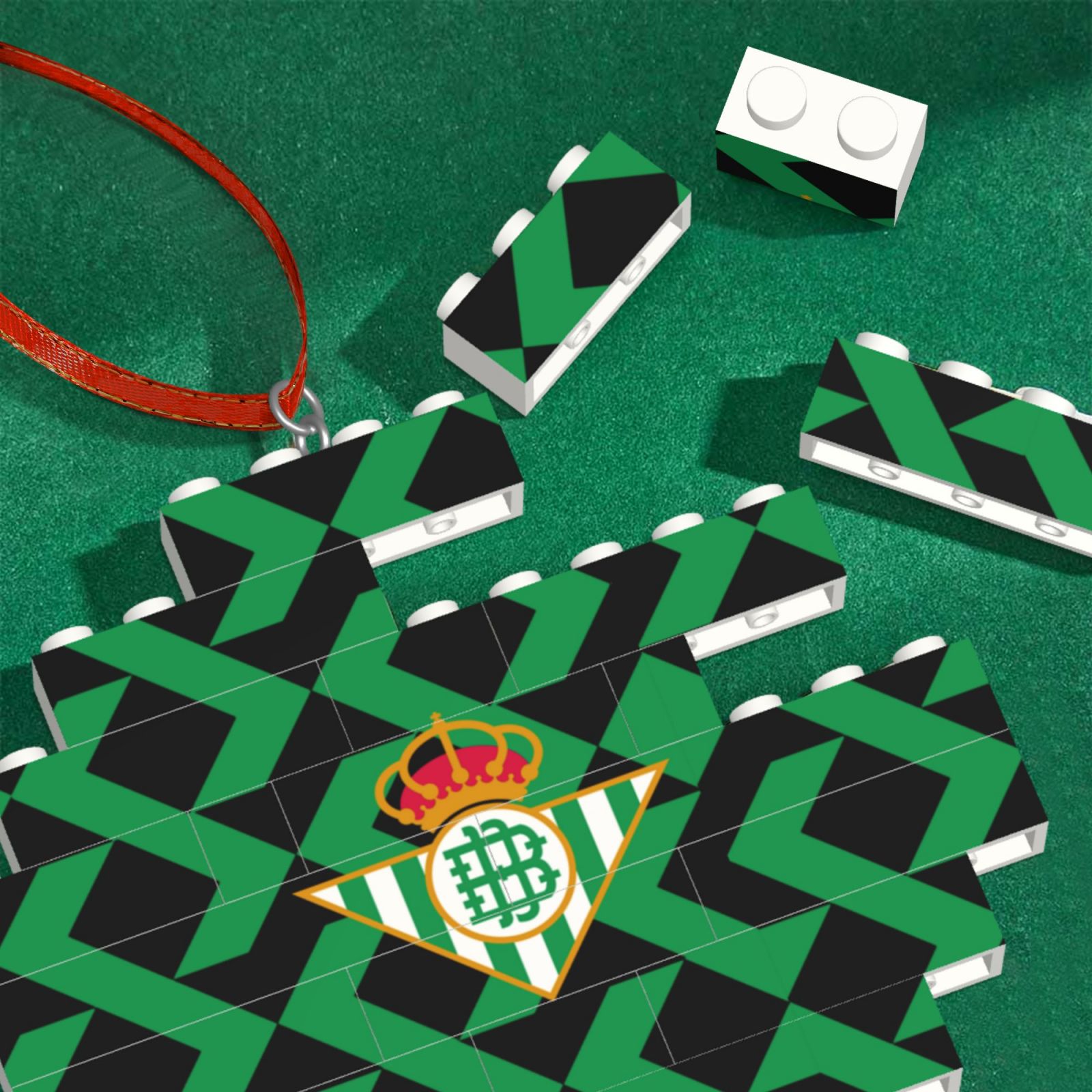 Real Betis Building Block Puzzle Ornament BBP2004