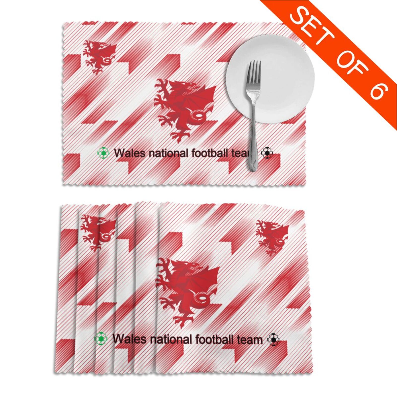 Wales Placemat Set Of 6 PFD2309