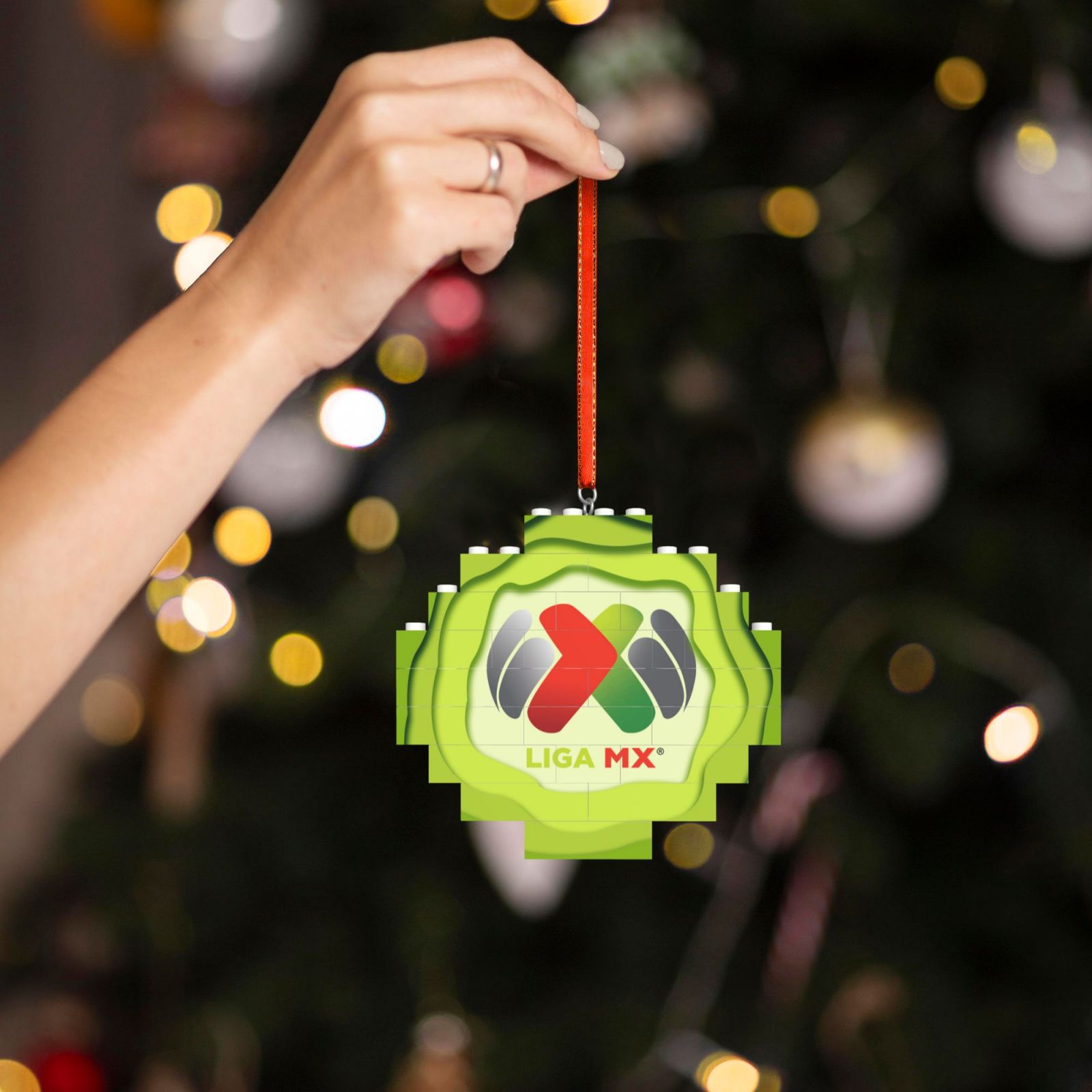 LIGA MX Building Block Puzzle Ornament BBP2199