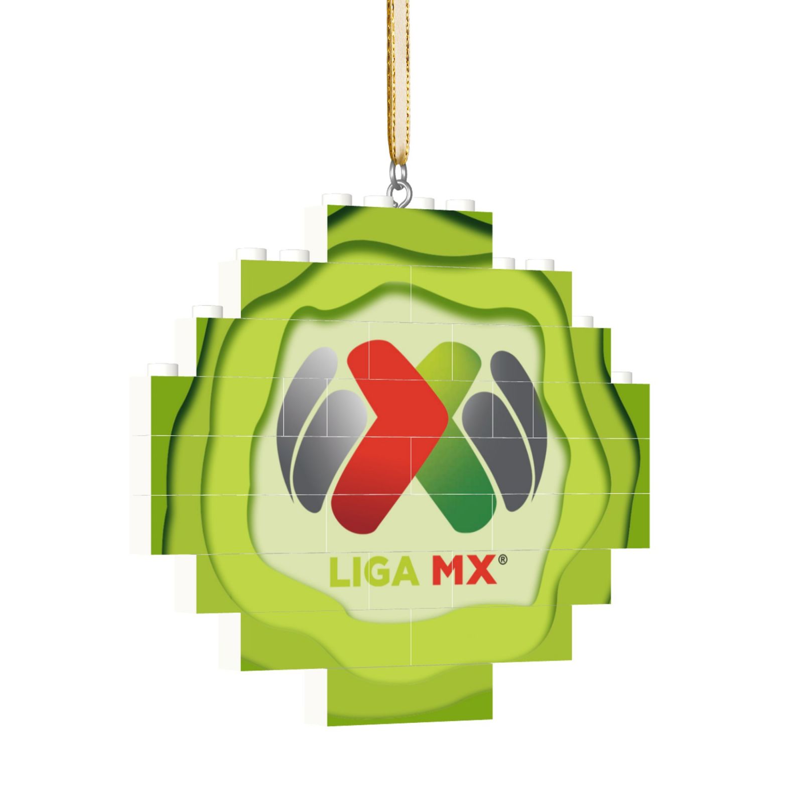 LIGA MX Building Block Puzzle Ornament BBP2199