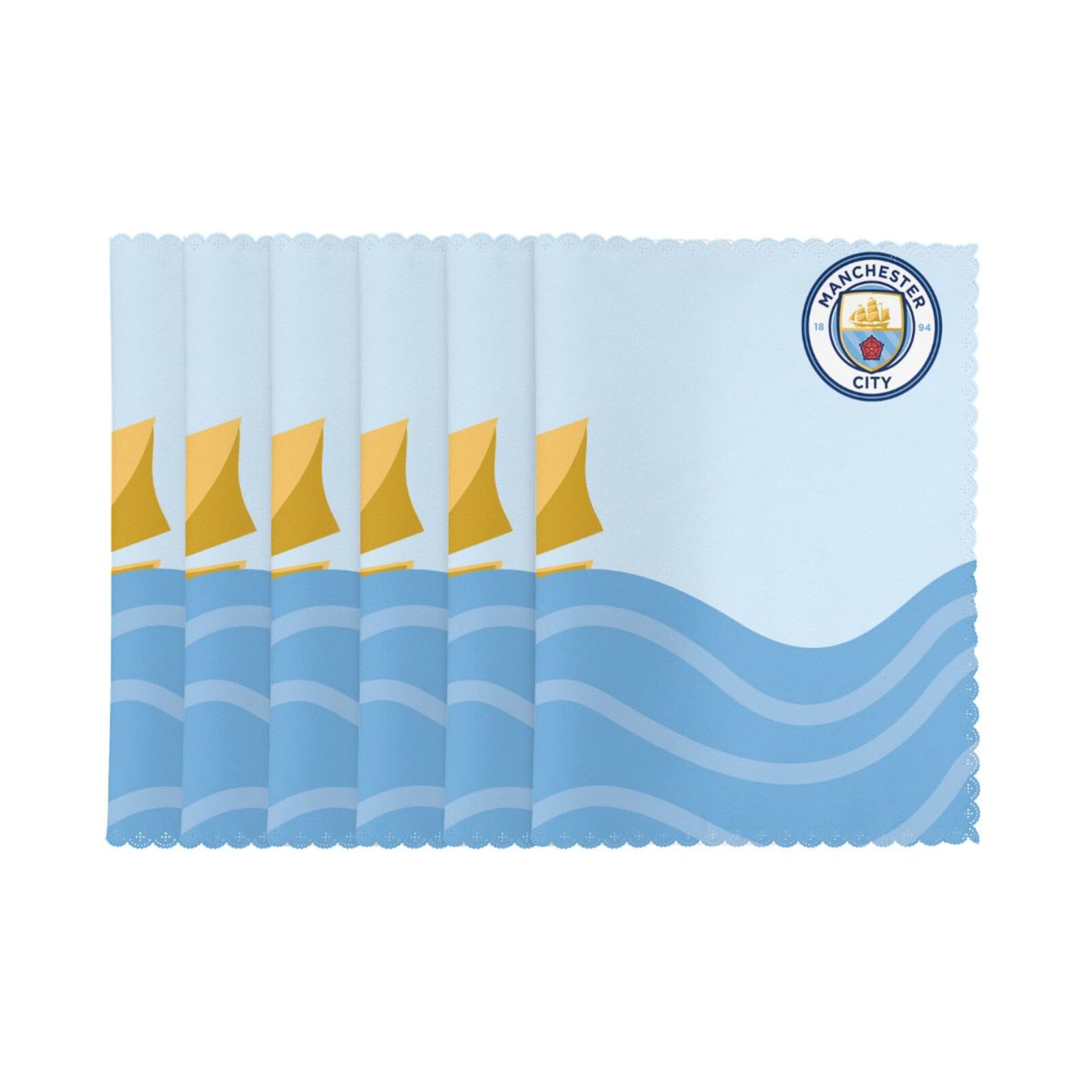 Manchester City Placemat Set Of 6 PFD2069
