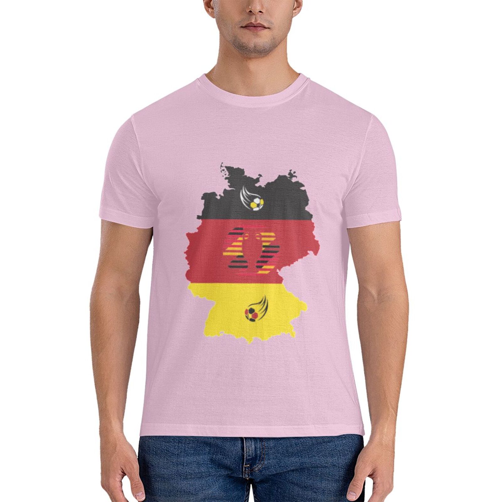 Men's Germany EURO 2024 Basic Short Sleeve T-Shirt BST1770