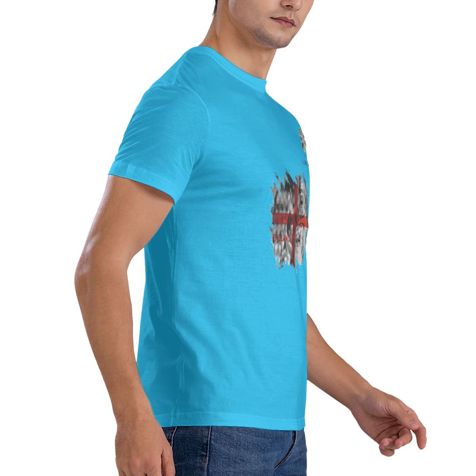 Men's England EURO 2024 Basic Short Sleeve T-Shirt BST1713