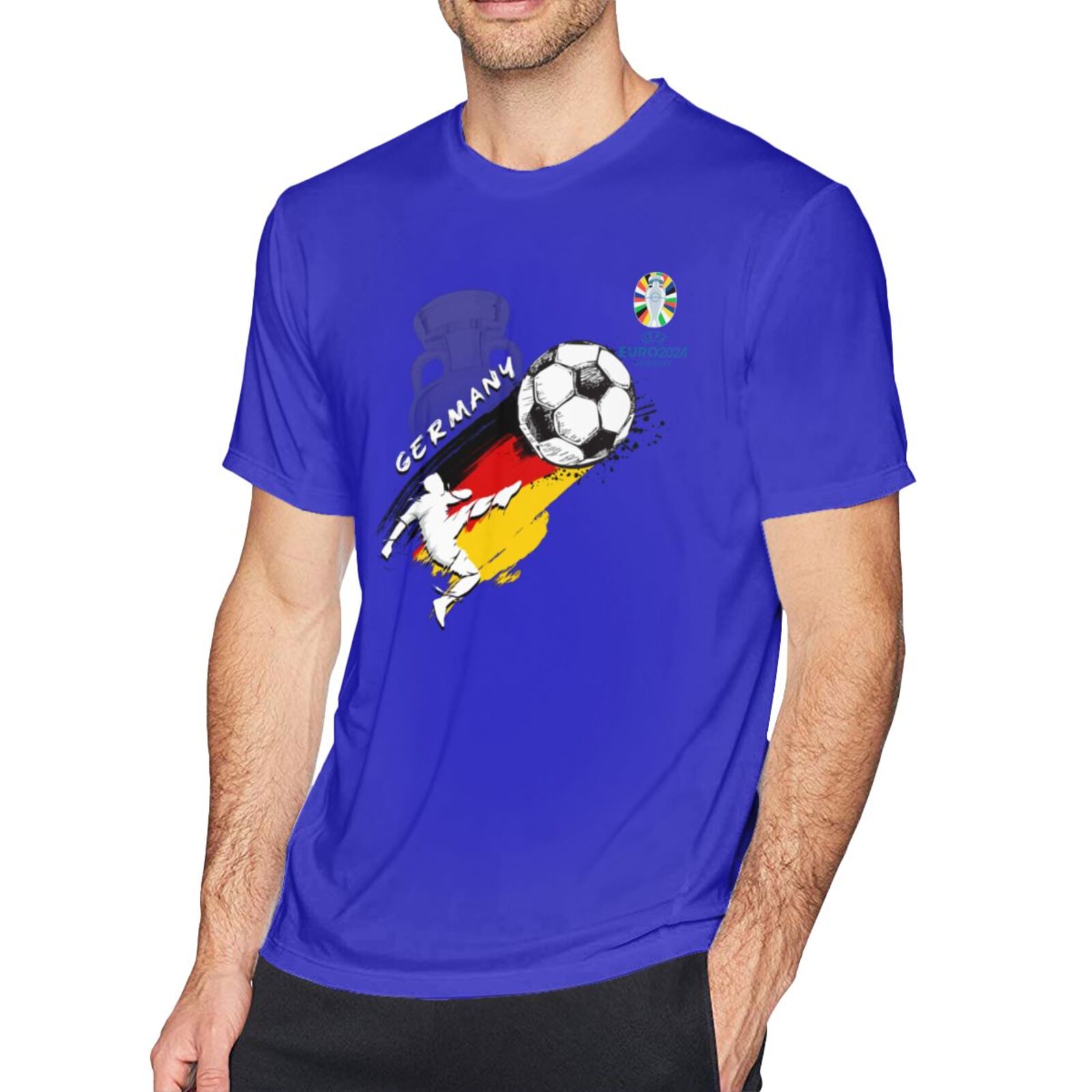 Men's Germany EURO 2024 Basic Short Sleeve T-Shirt BST1679