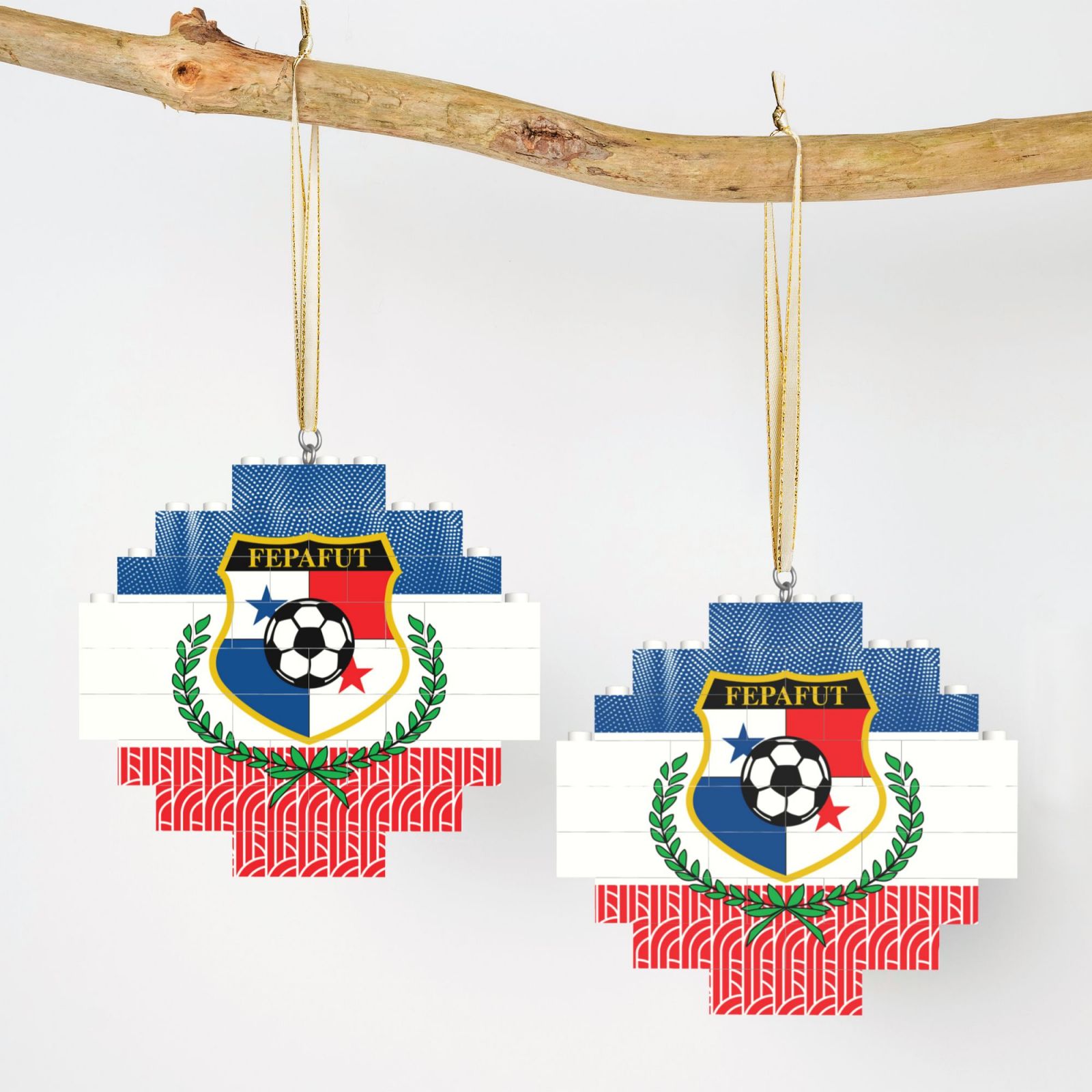 Panama Building Block Puzzle Ornament BBP2190