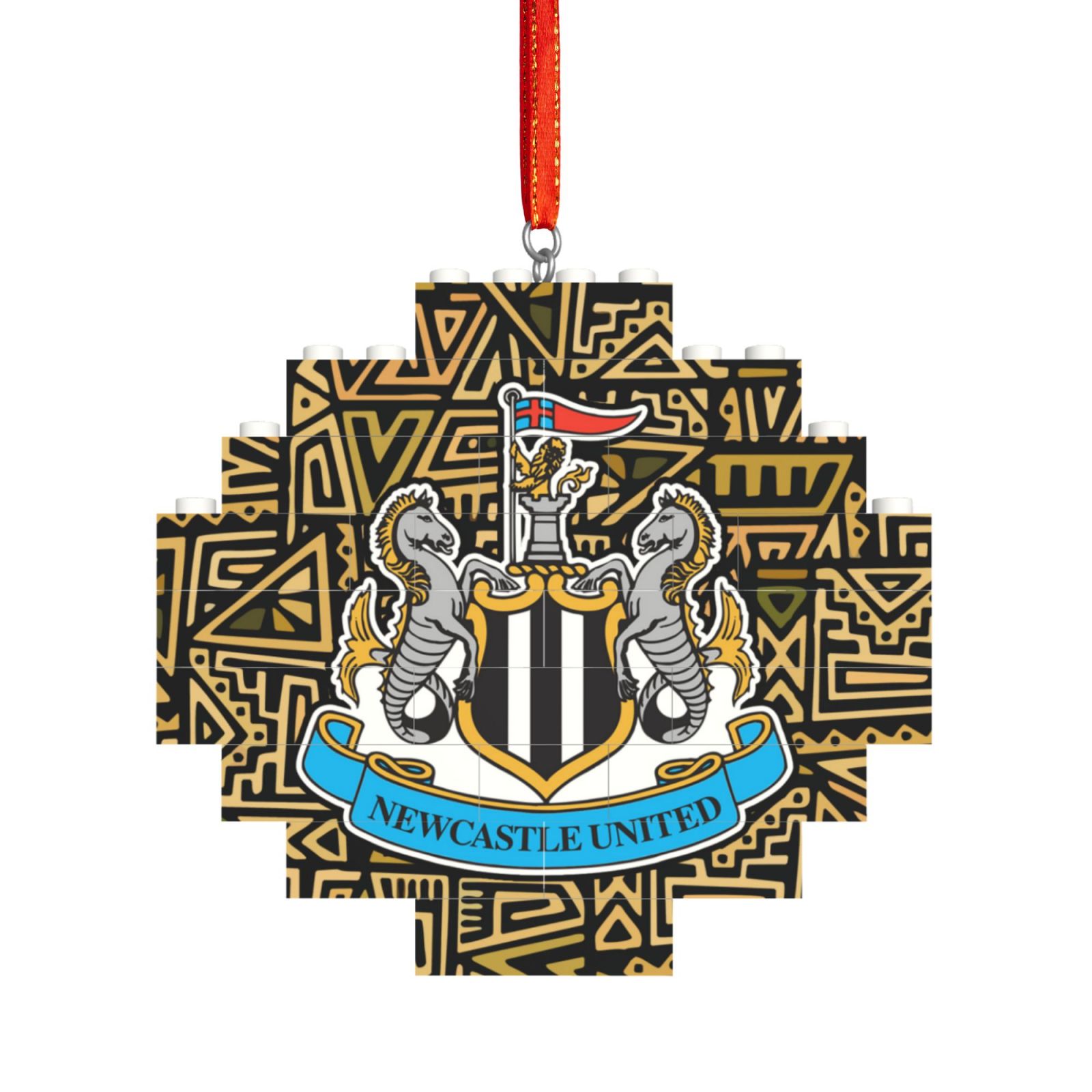 Newcastle United Building Block Puzzle Ornament BBP2104