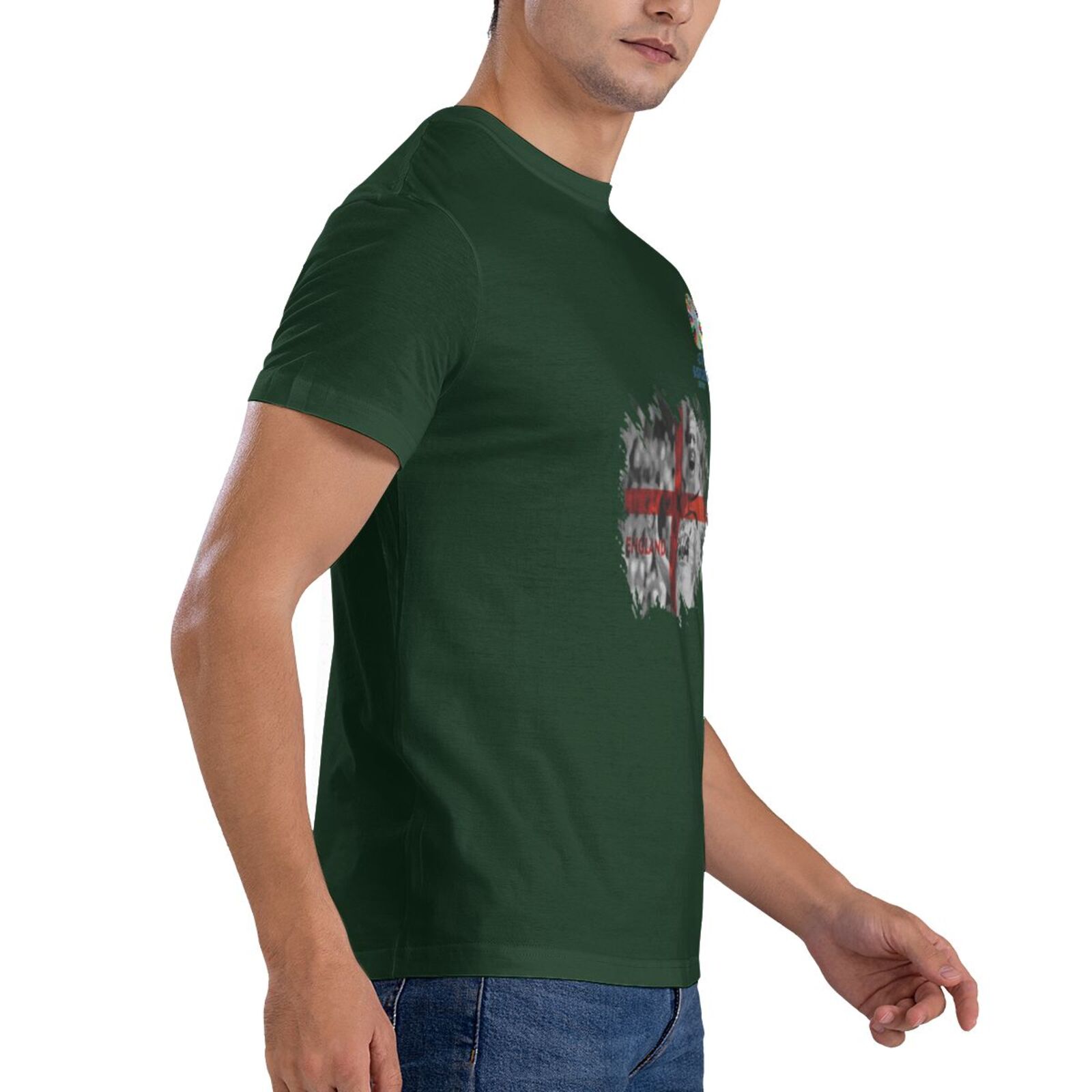 Men's England EURO 2024 Basic Short Sleeve T-Shirt BST1713