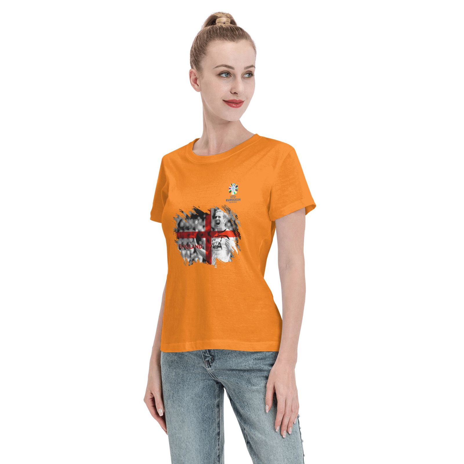 Woman's England EURO 2024 Basic Short Sleeve T-Shirt WBT1712