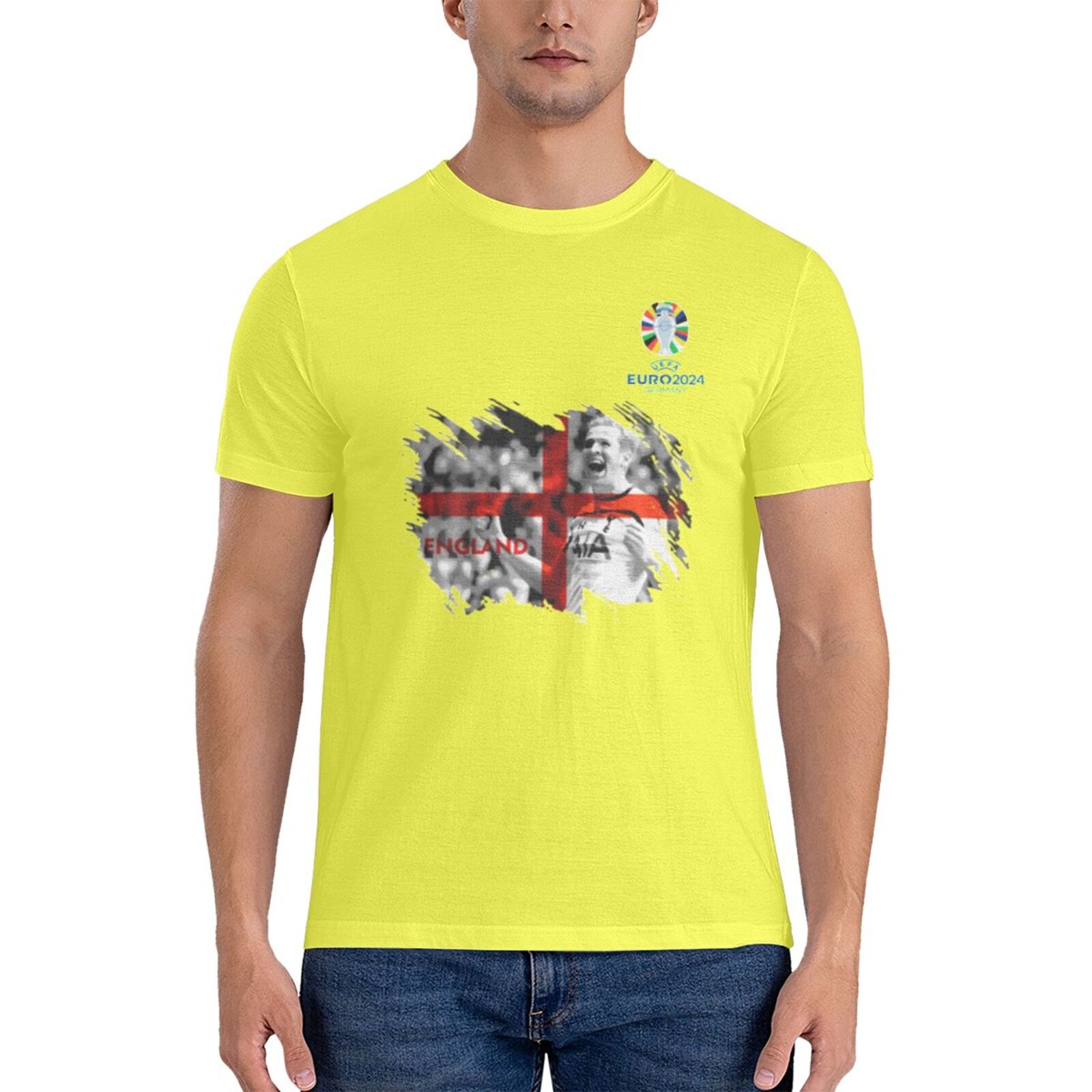 Men's England EURO 2024 Basic Short Sleeve T-Shirt BST1713