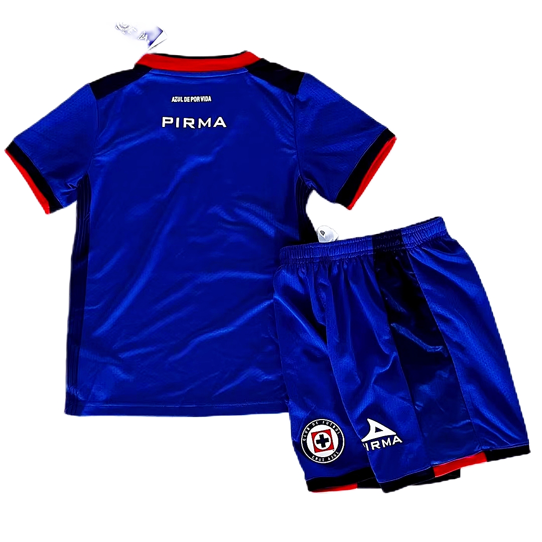 Kid's Cruz Azul Home Jersey+Shorts 23/24