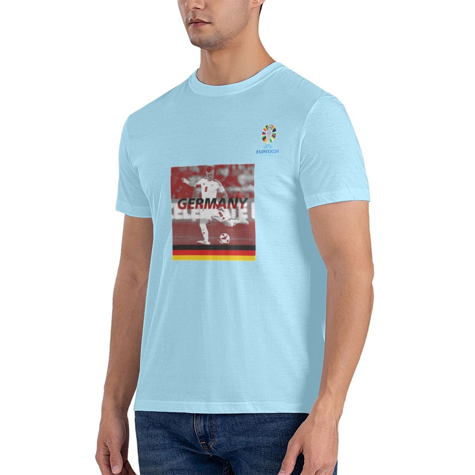 Men's Germany EURO 2024 Basic Short Sleeve T-Shirt BST1704