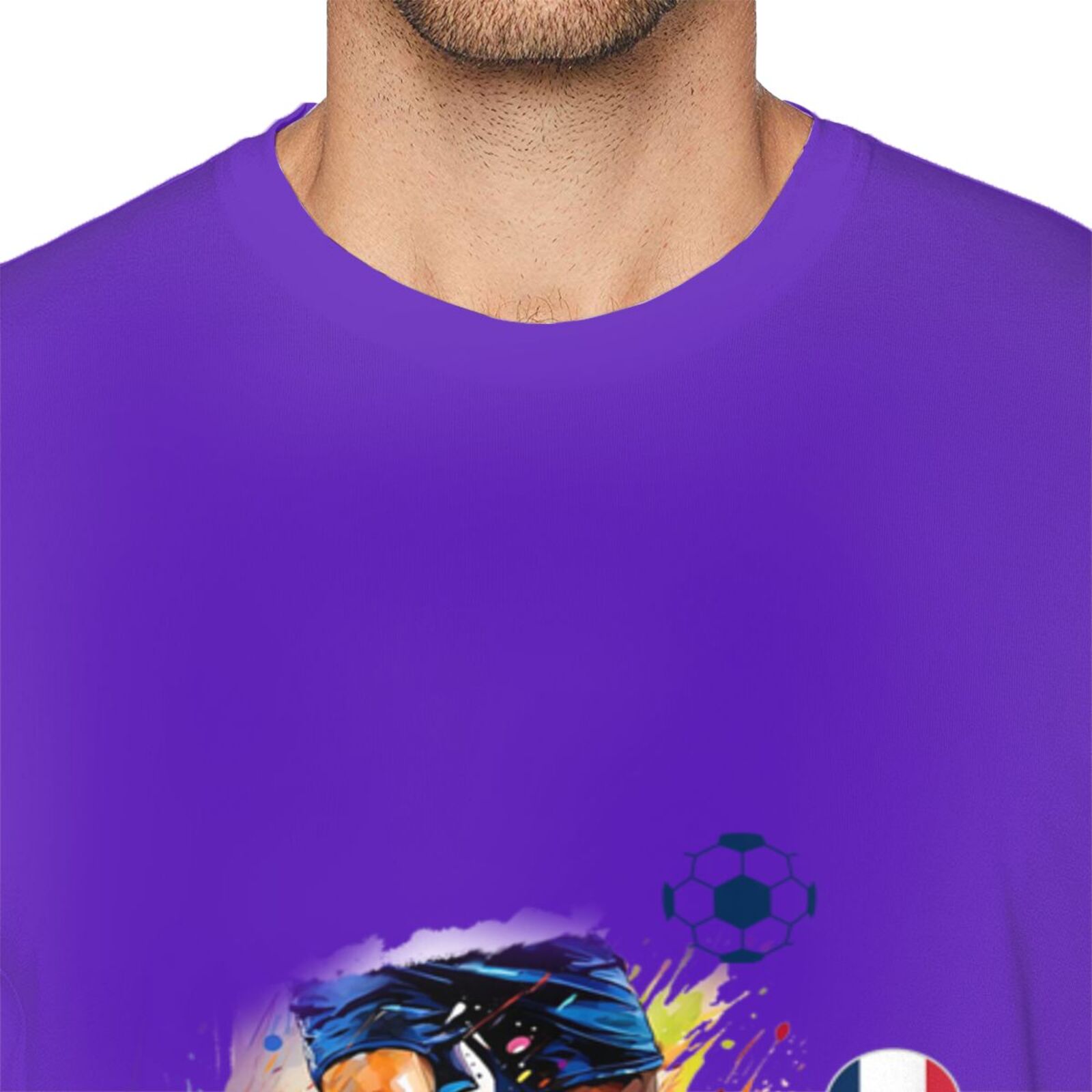 Men's France EURO 2024 Basic Short Sleeve T-Shirt BST1749