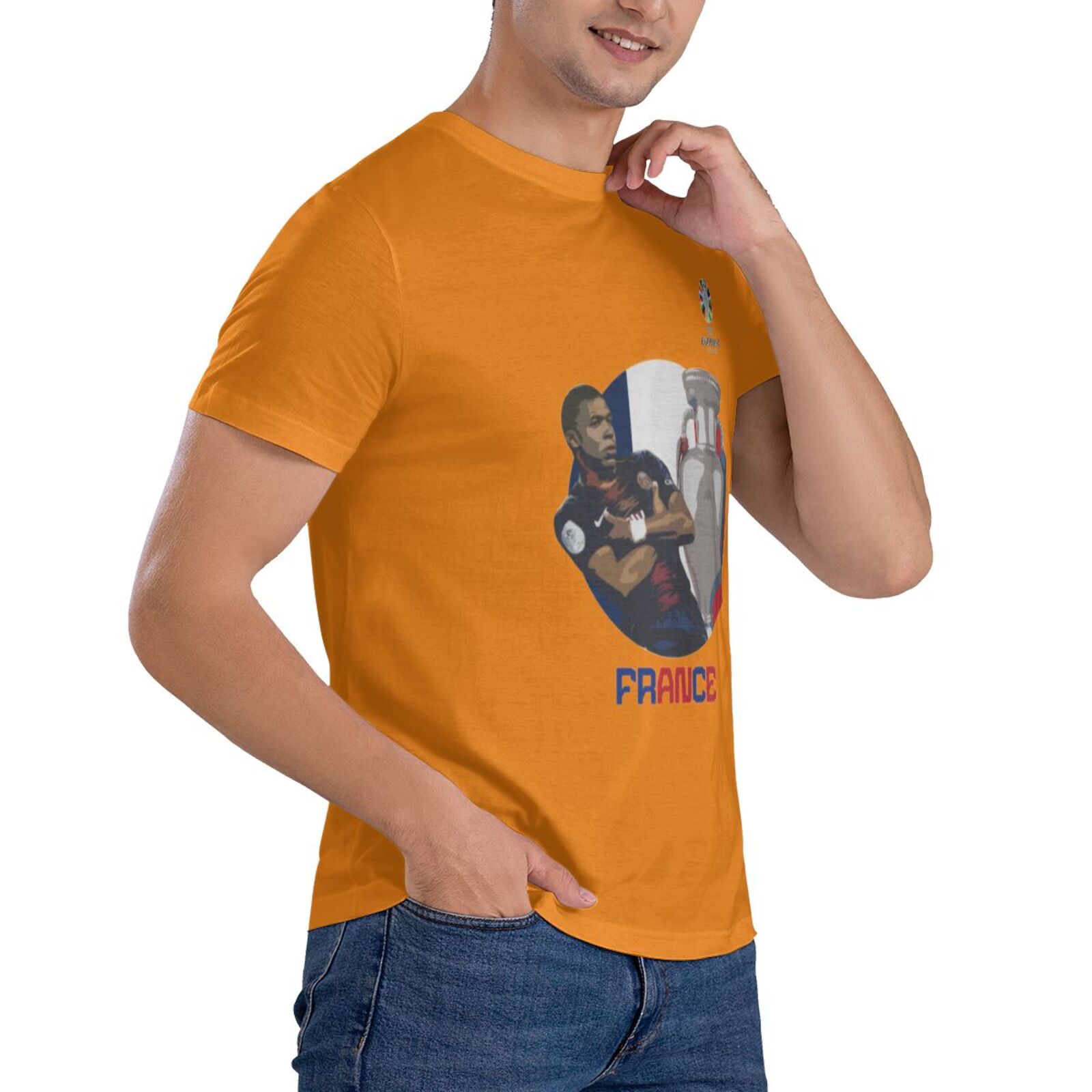 Men's France EURO 2024 Basic Short Sleeve T-Shirt BST1729