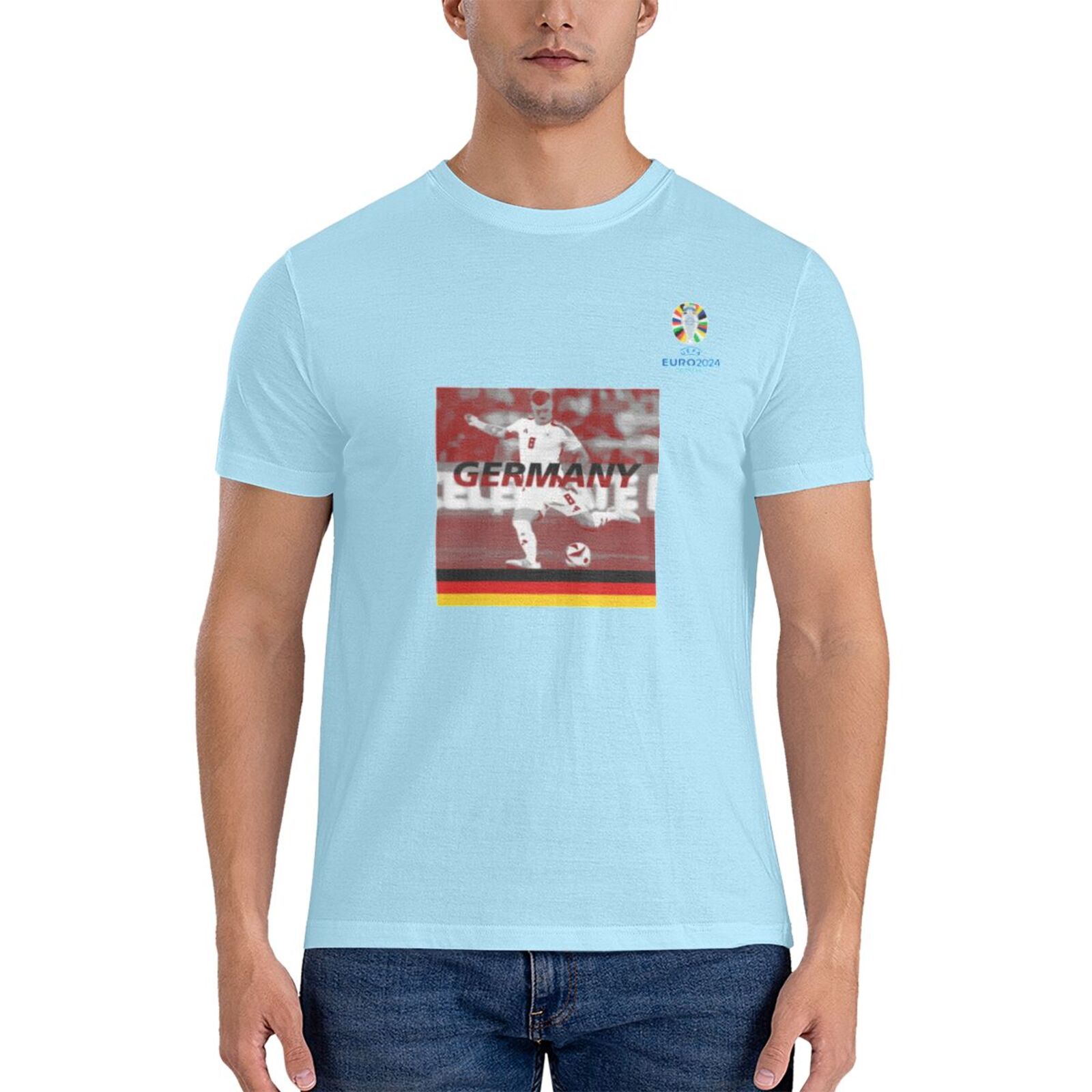 Men's Germany EURO 2024 Basic Short Sleeve T-Shirt BST1704