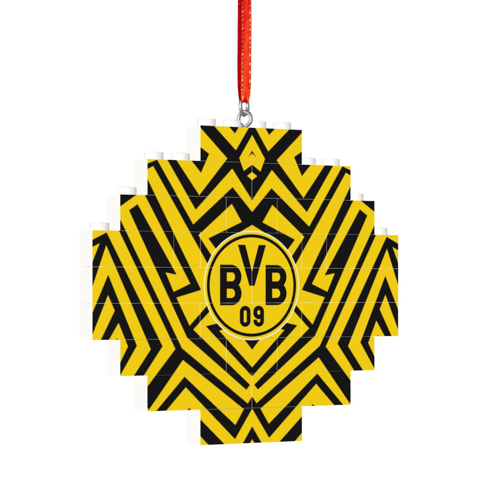 Borussia Dortmund Building Block Puzzle Ornament BBP2013