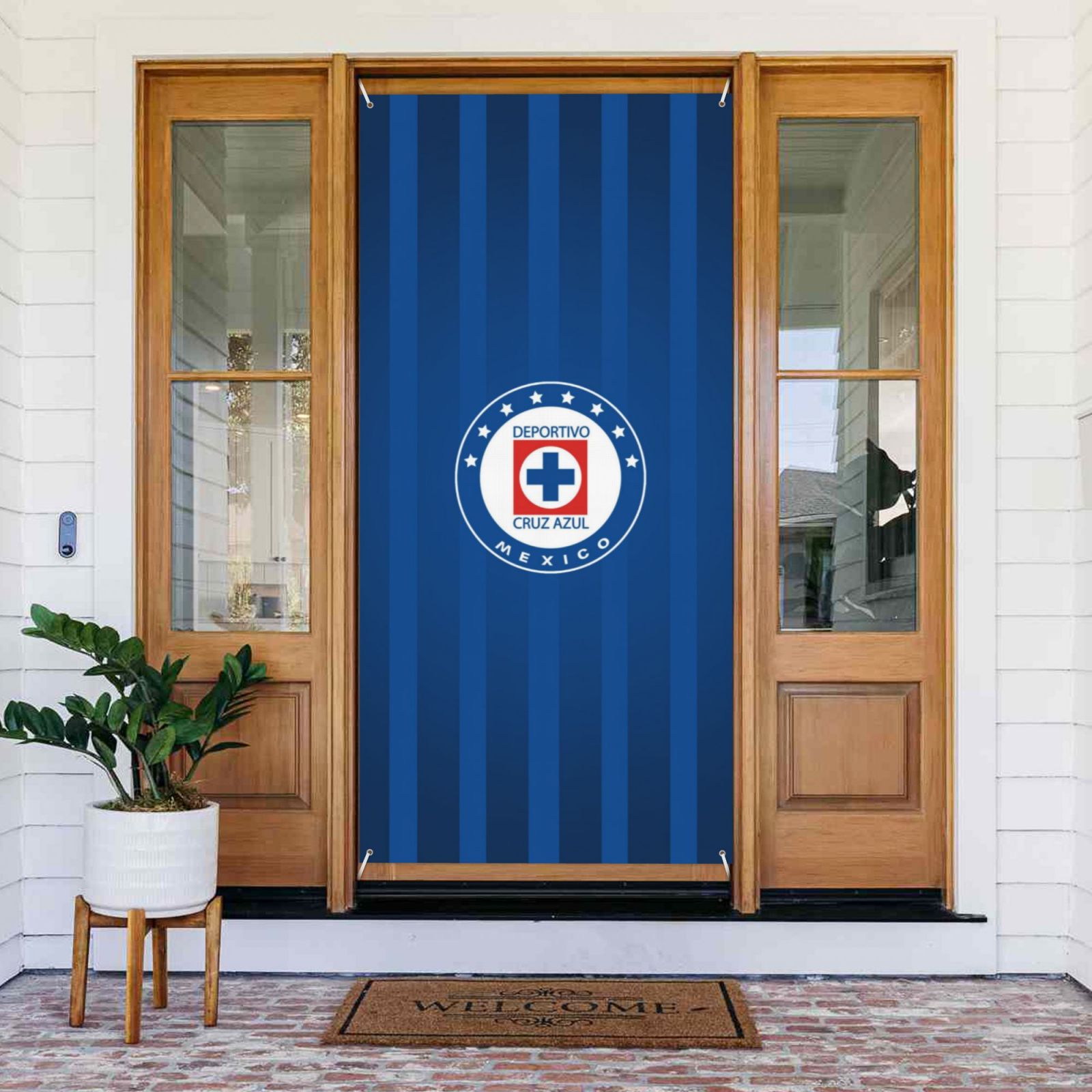 Cruz Azul Door Cover Decorated Banner DCB2789