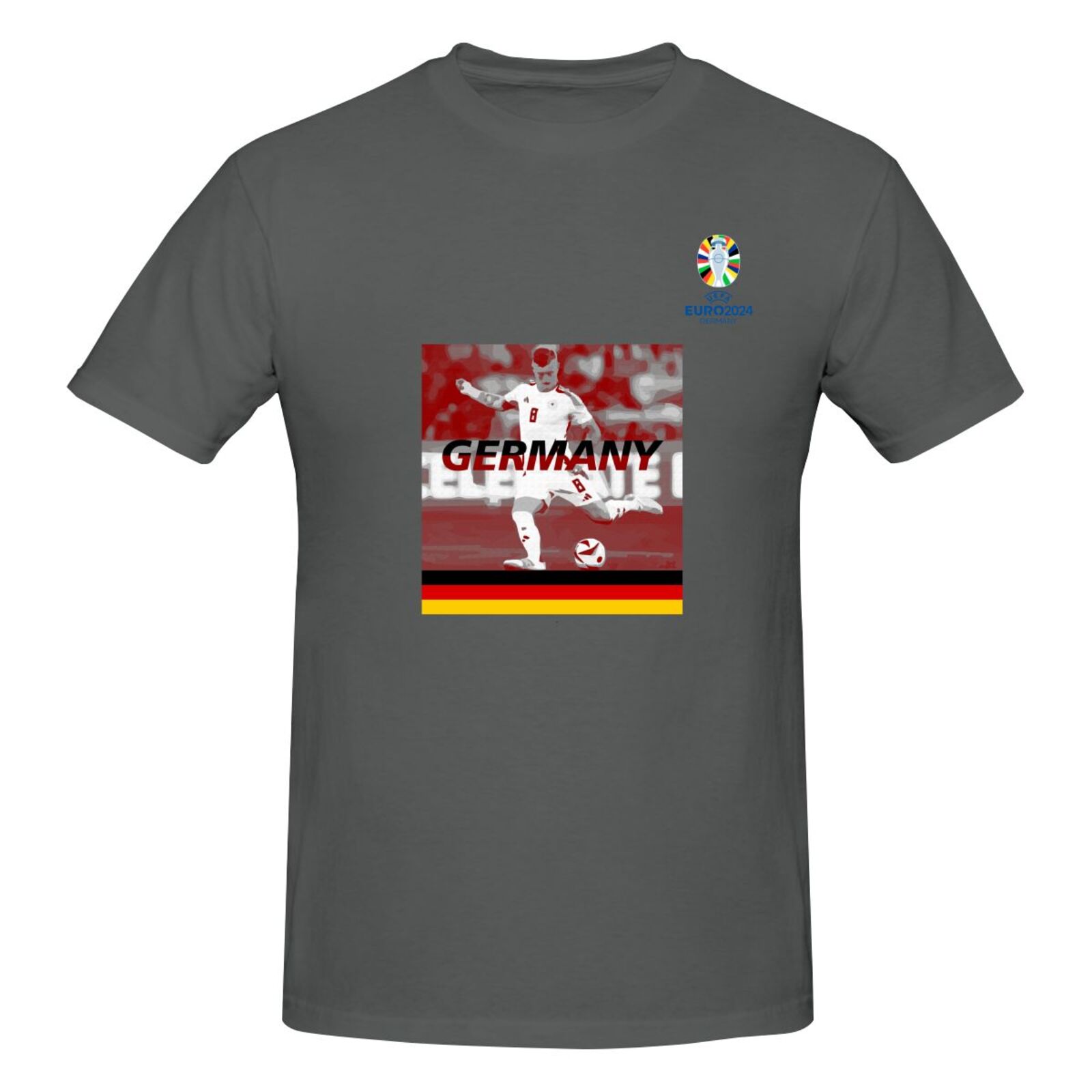 Men's Germany EURO 2024 Basic Short Sleeve T-Shirt BST1704