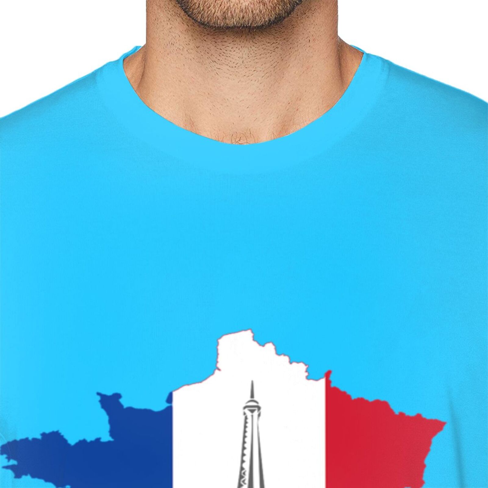 Men's France EURO 2024 Basic Short Sleeve T-Shirt BST1772