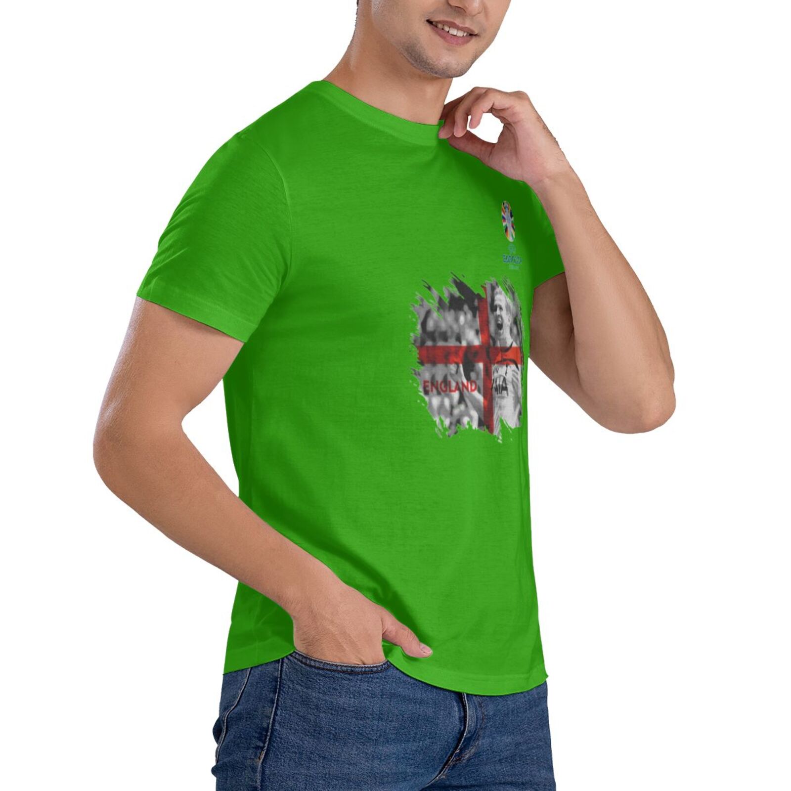 Men's England EURO 2024 Basic Short Sleeve T-Shirt BST1713