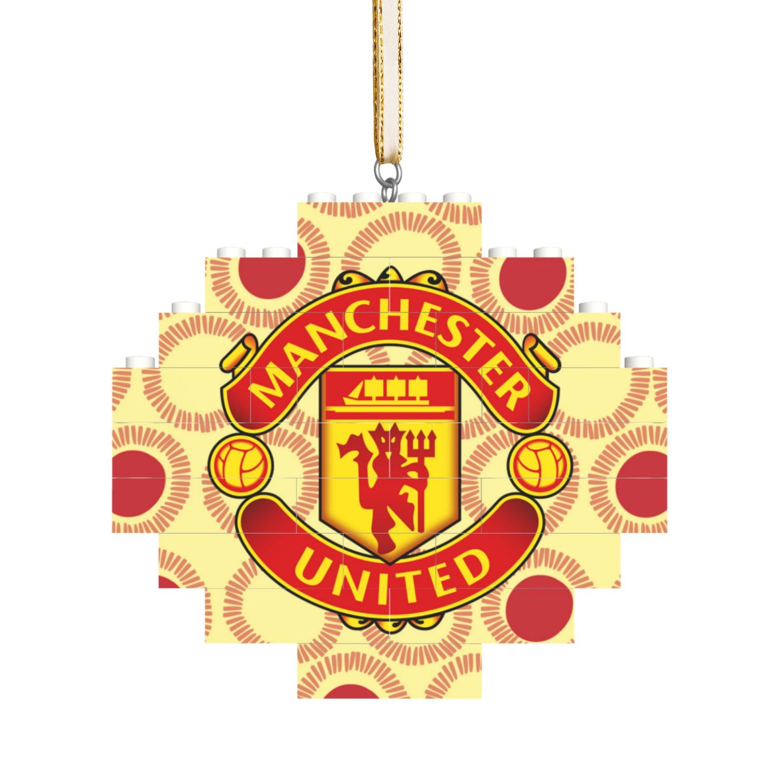 Manchester United Building Block Puzzle Ornament BBP2172