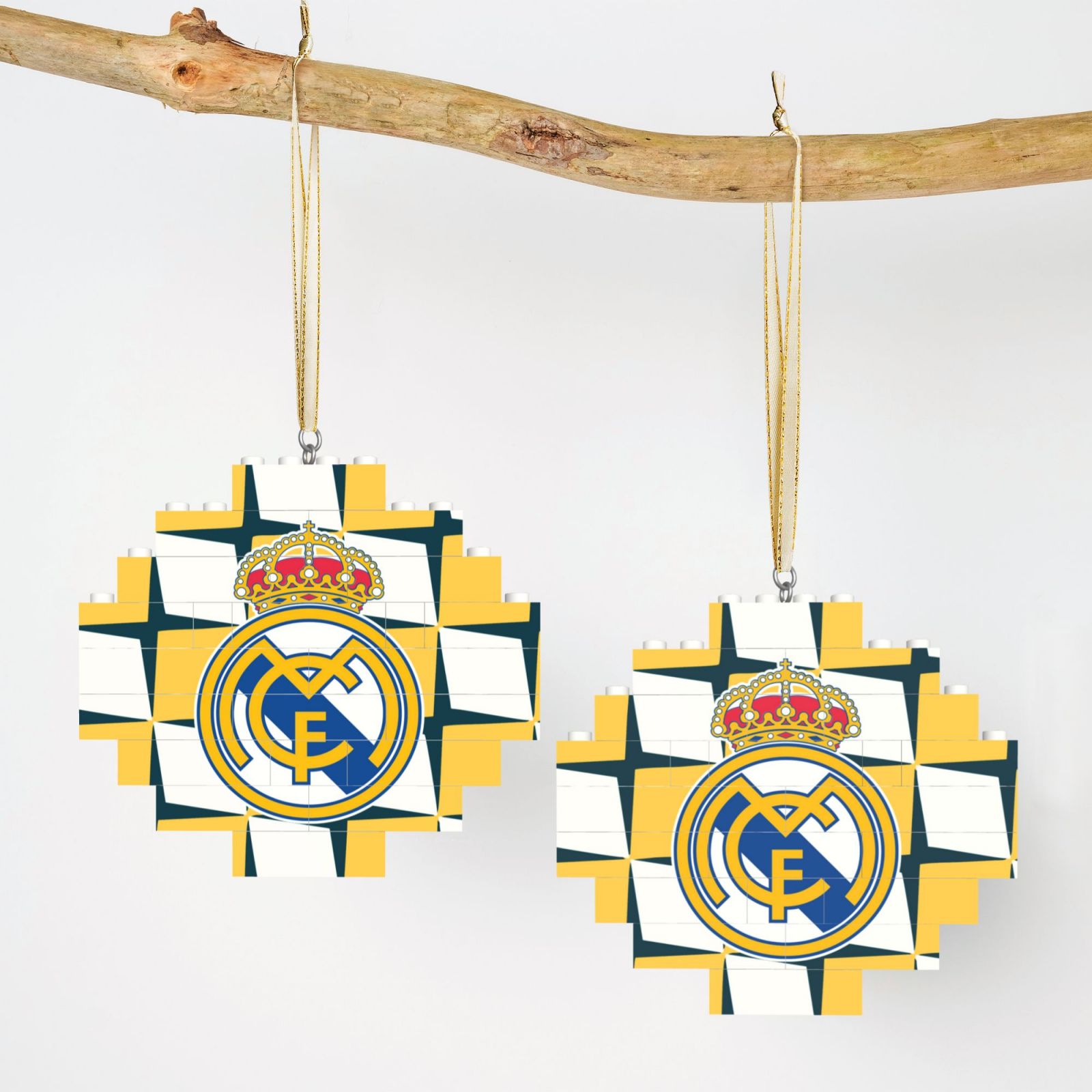 Real Madrid Building Block Puzzle Ornament BBP2173