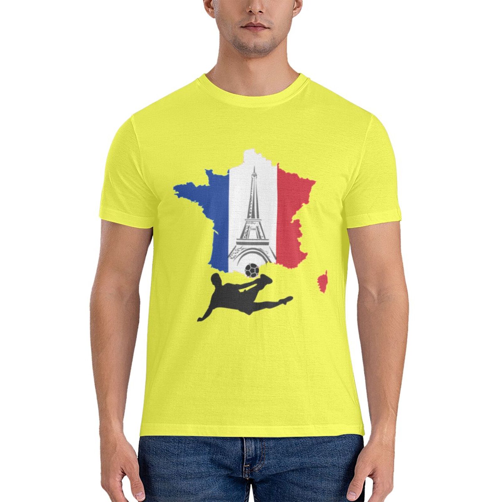 Men's France EURO 2024 Basic Short Sleeve T-Shirt BST1772